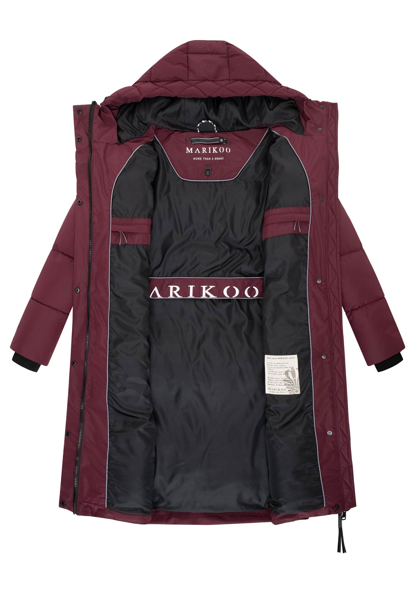 Marikoo Winterjacke »Marikoo Michikoo Damen Winterjacke gesteppt N082«