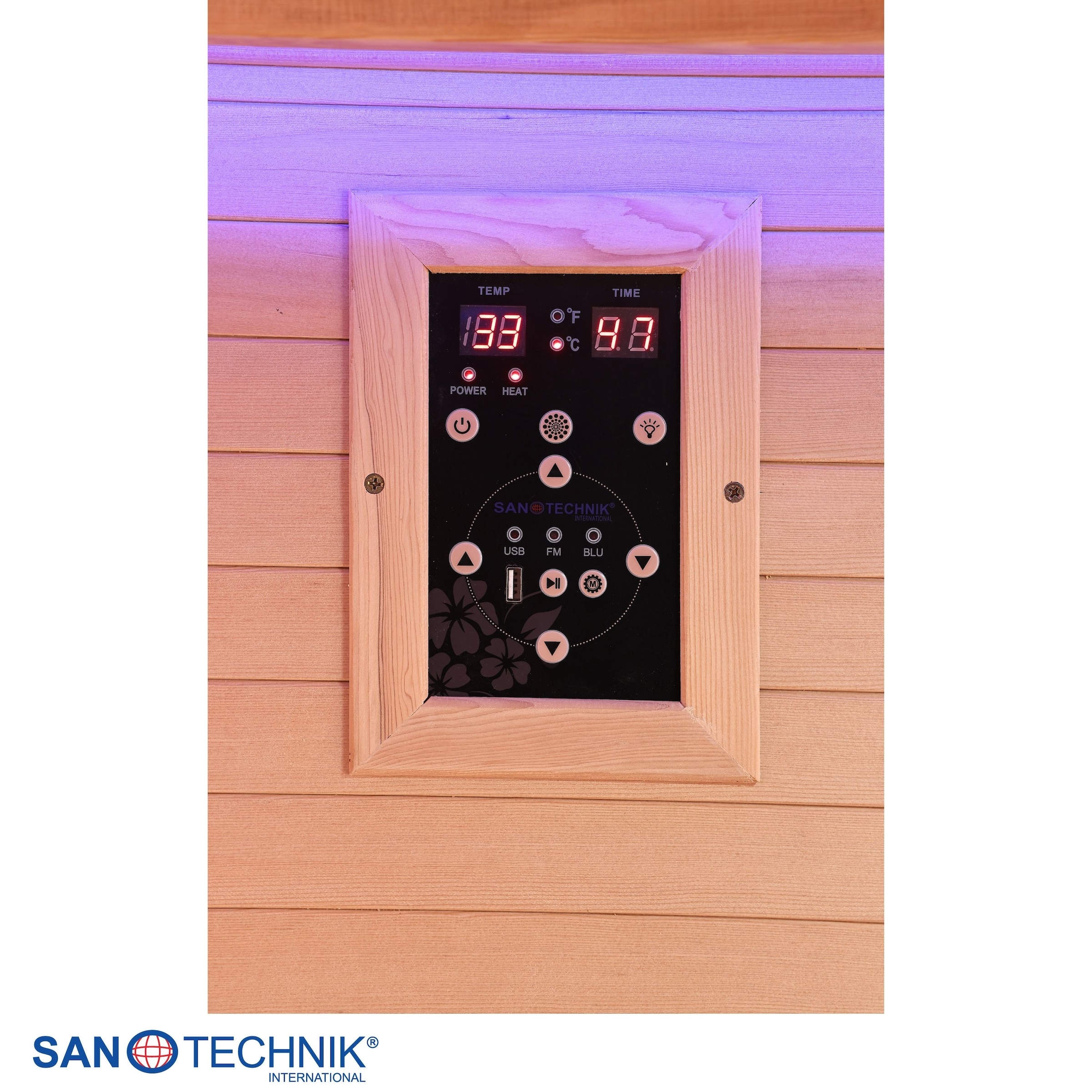 Sanotechnik Infrarotkabine »Infrarotkabine OPEN« 3 Pers; 150x120x200cm; 6 Vollspektrumstrahler, 3 Carbonheizplatten