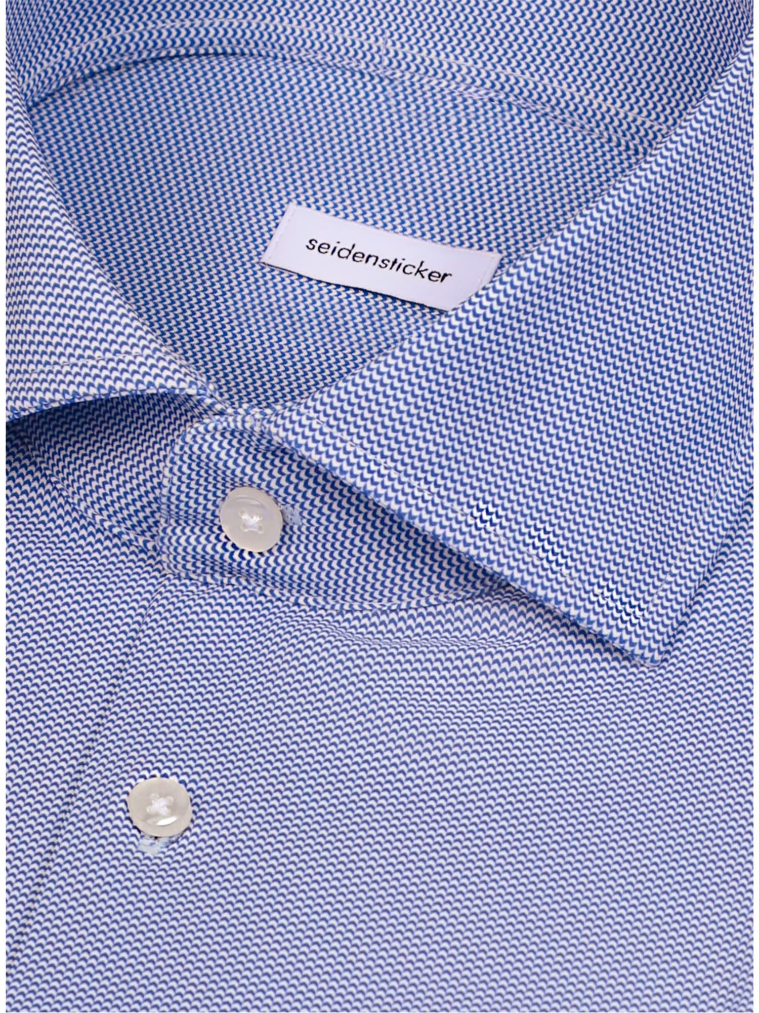 seidensticker Businesshemd »Schwarze Rose« Slim 1/1 Kentkragen Druck