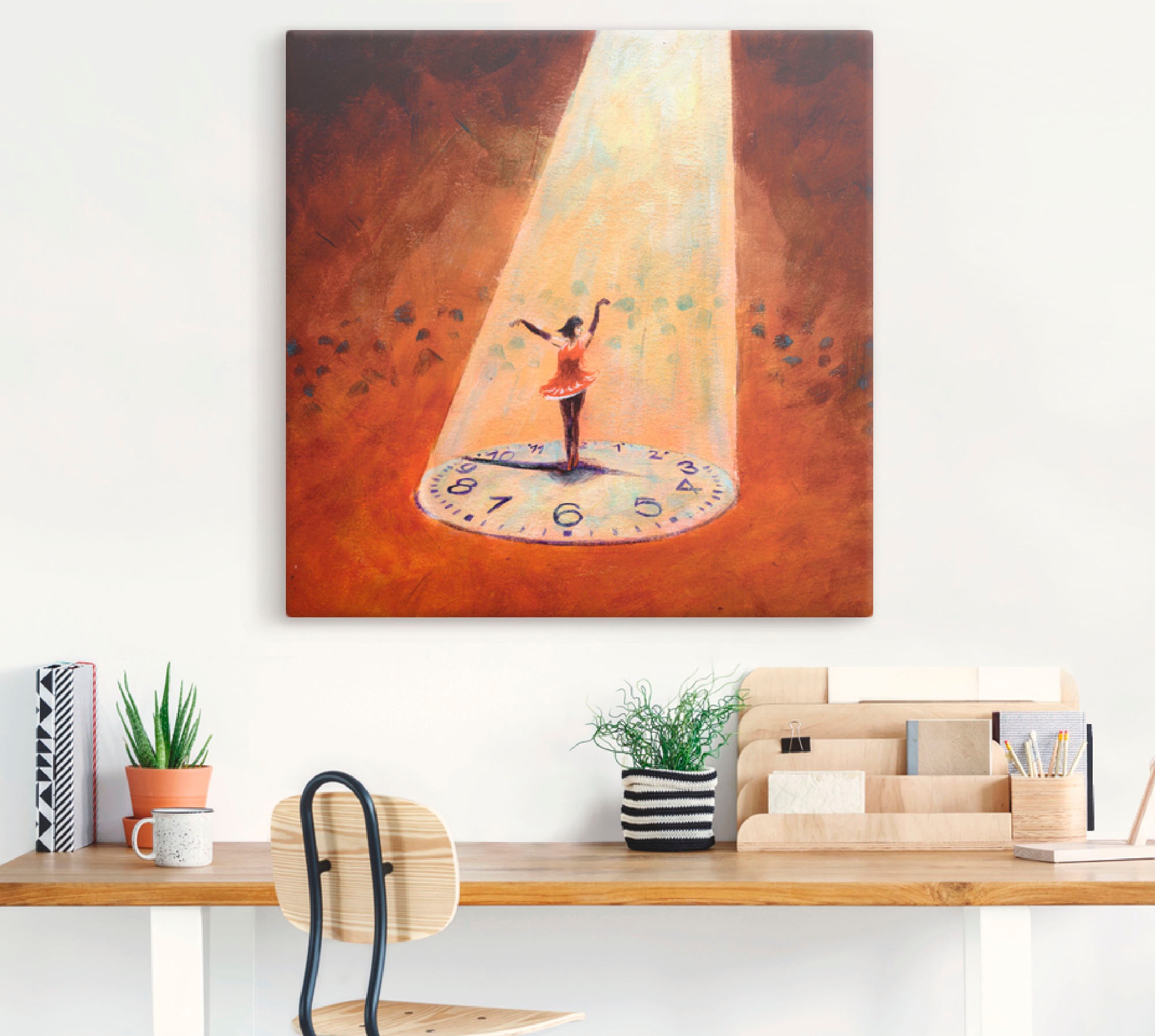 Artland Wandbild »Im Jetzt sein« Frau 1 Stk. tlg. als Leinwandbild, Poster in verschied. Größen