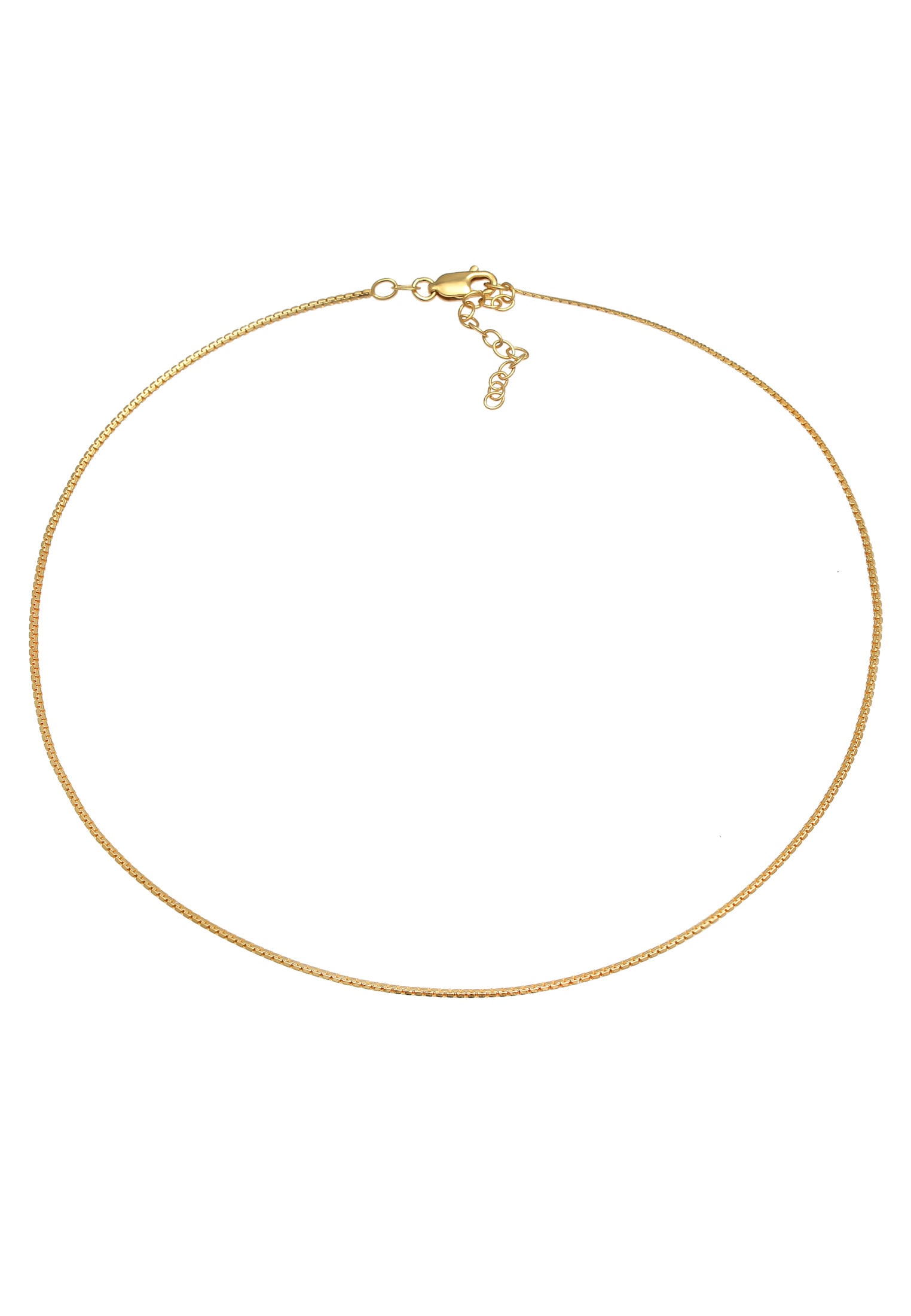 Elli Choker »Halskette Choker Venezia Kette Vierkant Basic 925 Silber«