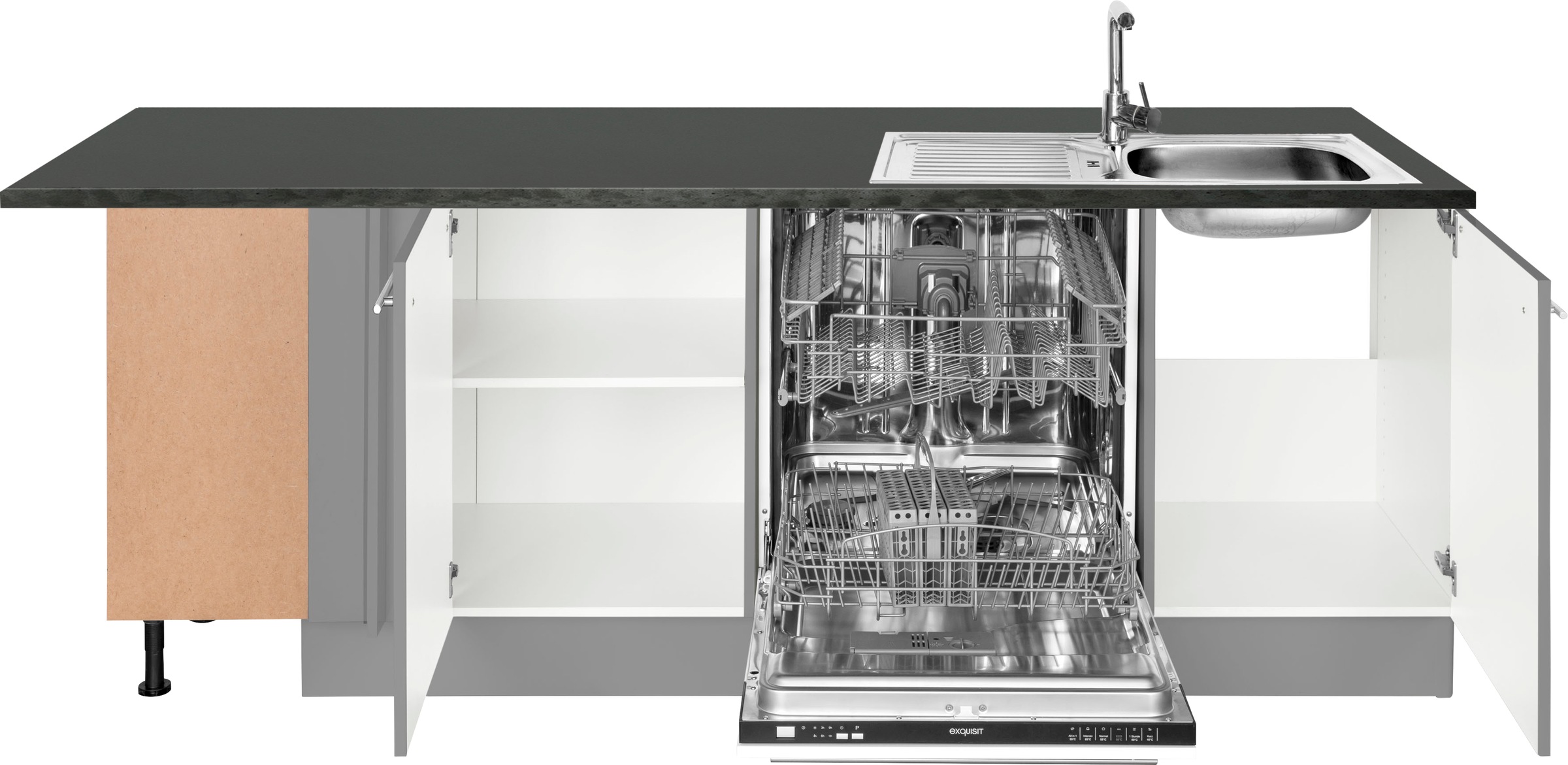 OPTIFIT Winkelküche »Bern«, Stellbreite 285x225 bei E-Geräten OTTO mit kaufen cm, wahlweise