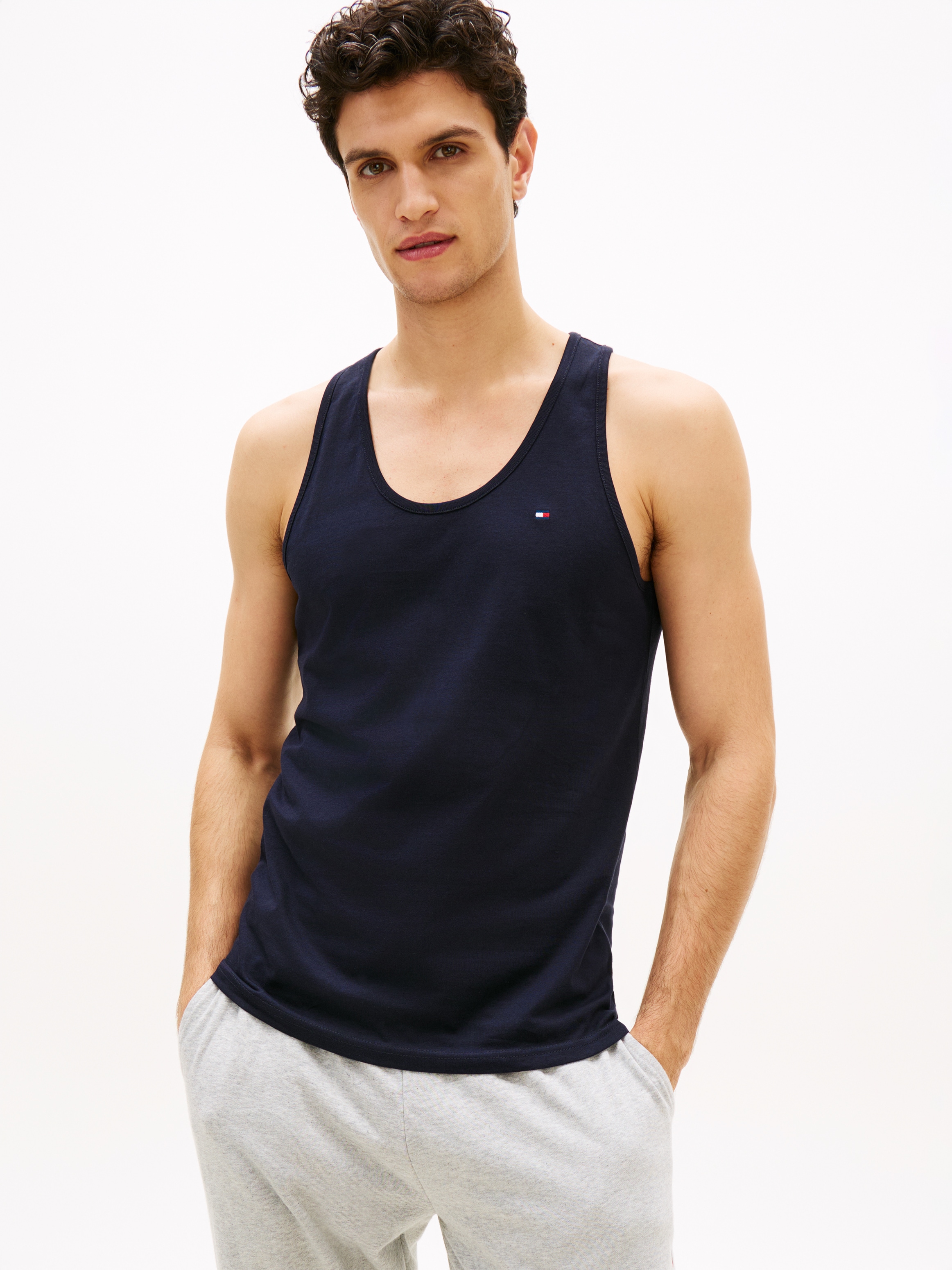 Tommy Hilfiger Underwear Tanktop Regular fit mit Rundhalsausschnitt