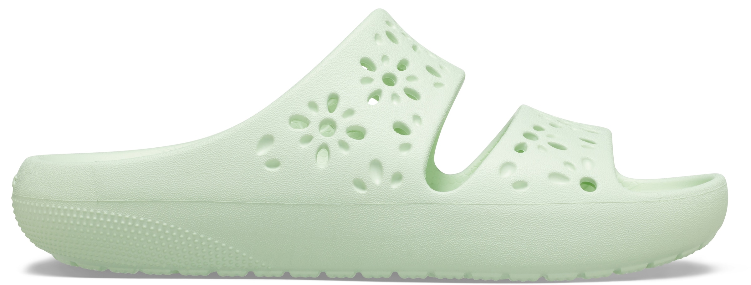 Crocs Badepantolette »Classic Floral Cut Out Sandal«, Sandale, Sommerschuh, Pool Slides mit genoppter Innensohle