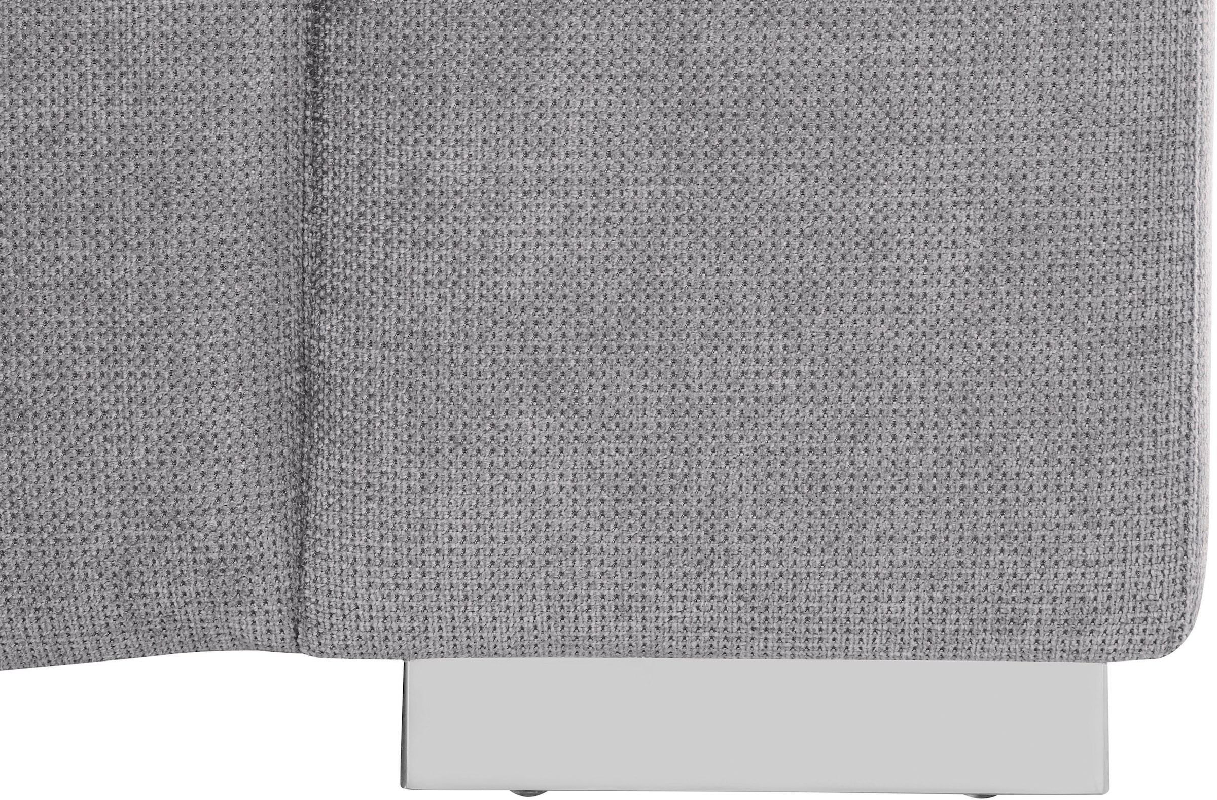 COTTA Ecksofa »Orion L-Form«, mit Kopfteilverstellung & 5 Nierenkissen