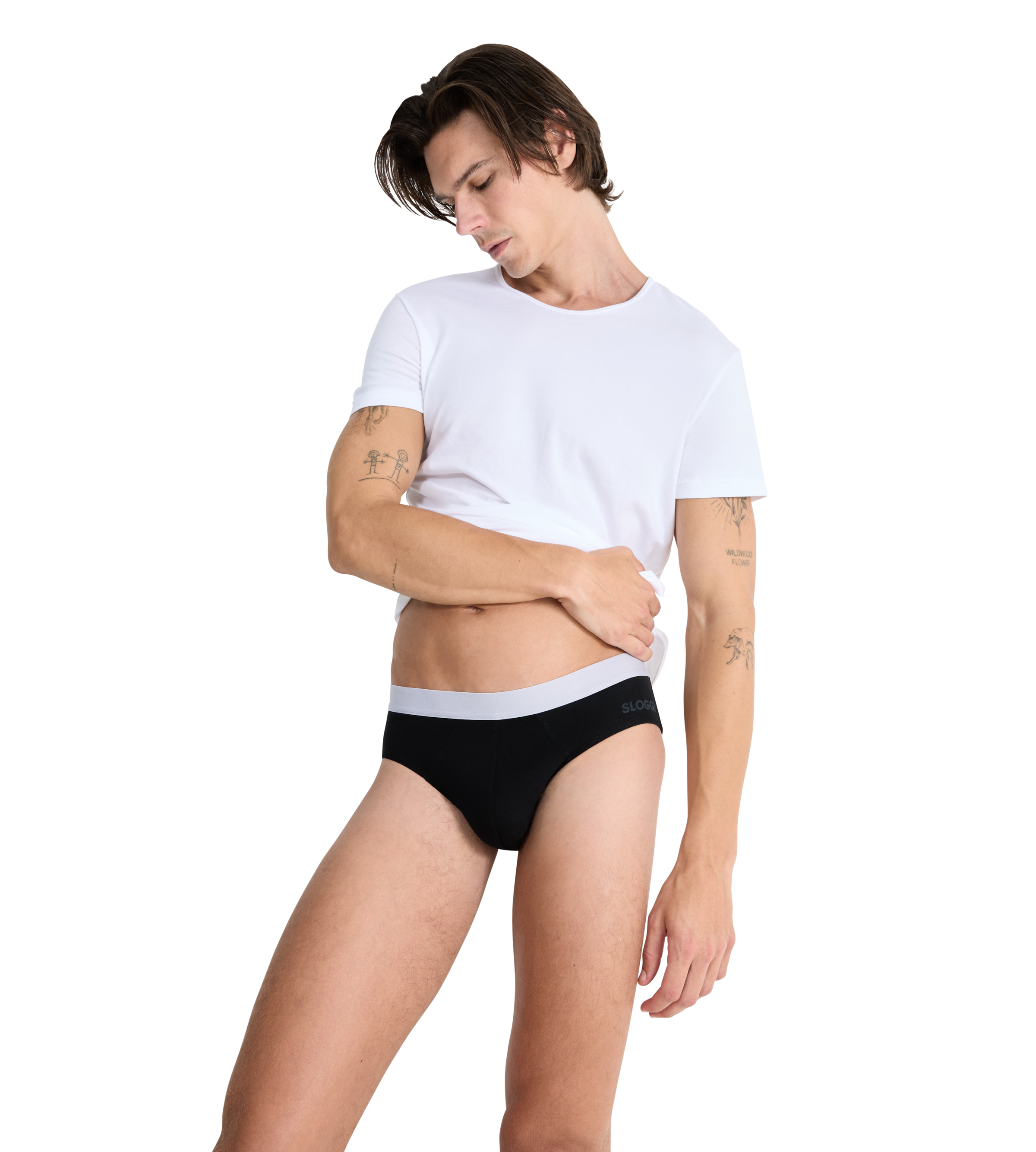 sloggi Slip »men GO ABC 2.0 Brief 2P«, (Packung, 2 St.), super weicher Baumwoll- und Elasthan-Mix