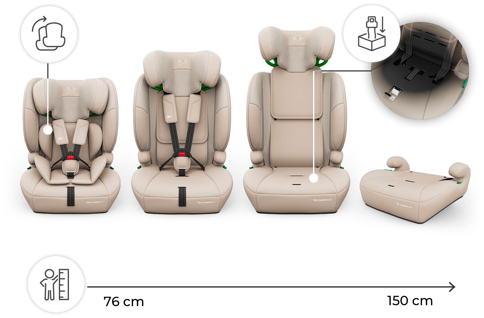 Kinderkraft Autokindersitz »COMFORT UP 2 PLUS«