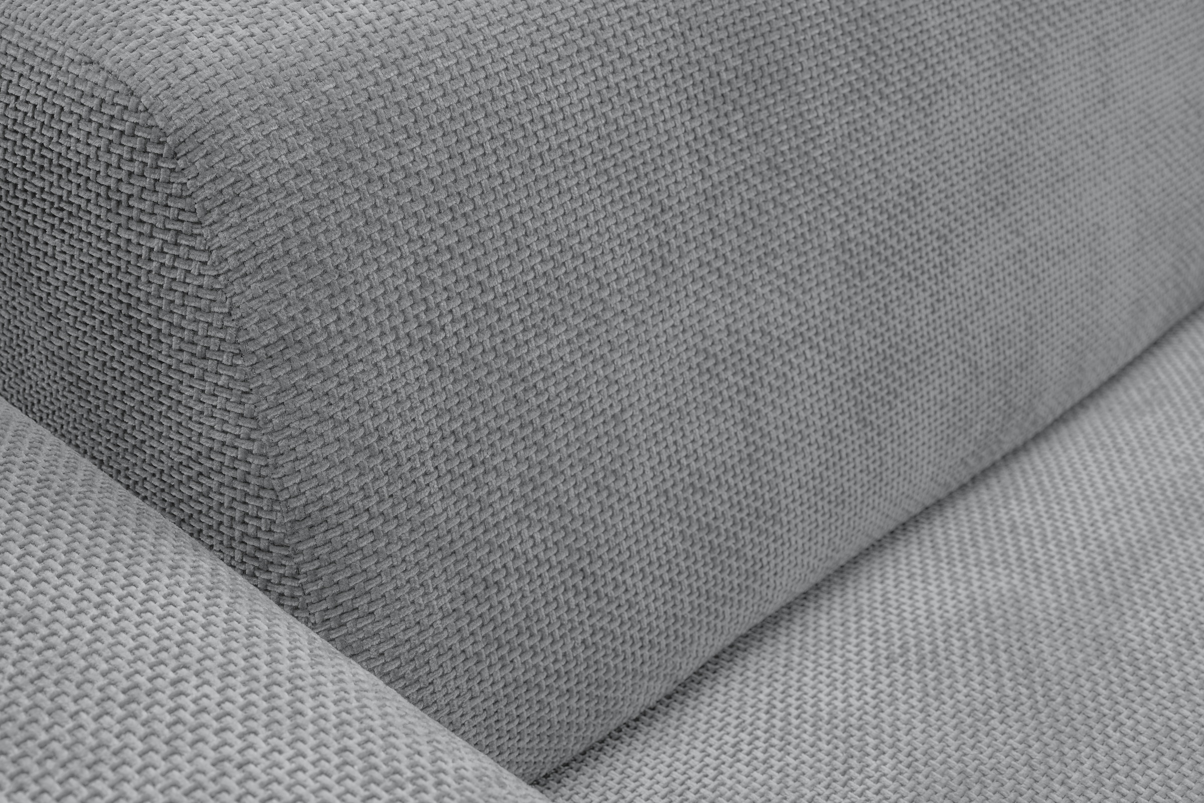 WERK2 Ecksofa »Zeus-L modern und zeitlos, Breite 253cm, bequemes Sofa«, Curvy Trend Ecksofa mit urbaner Optik