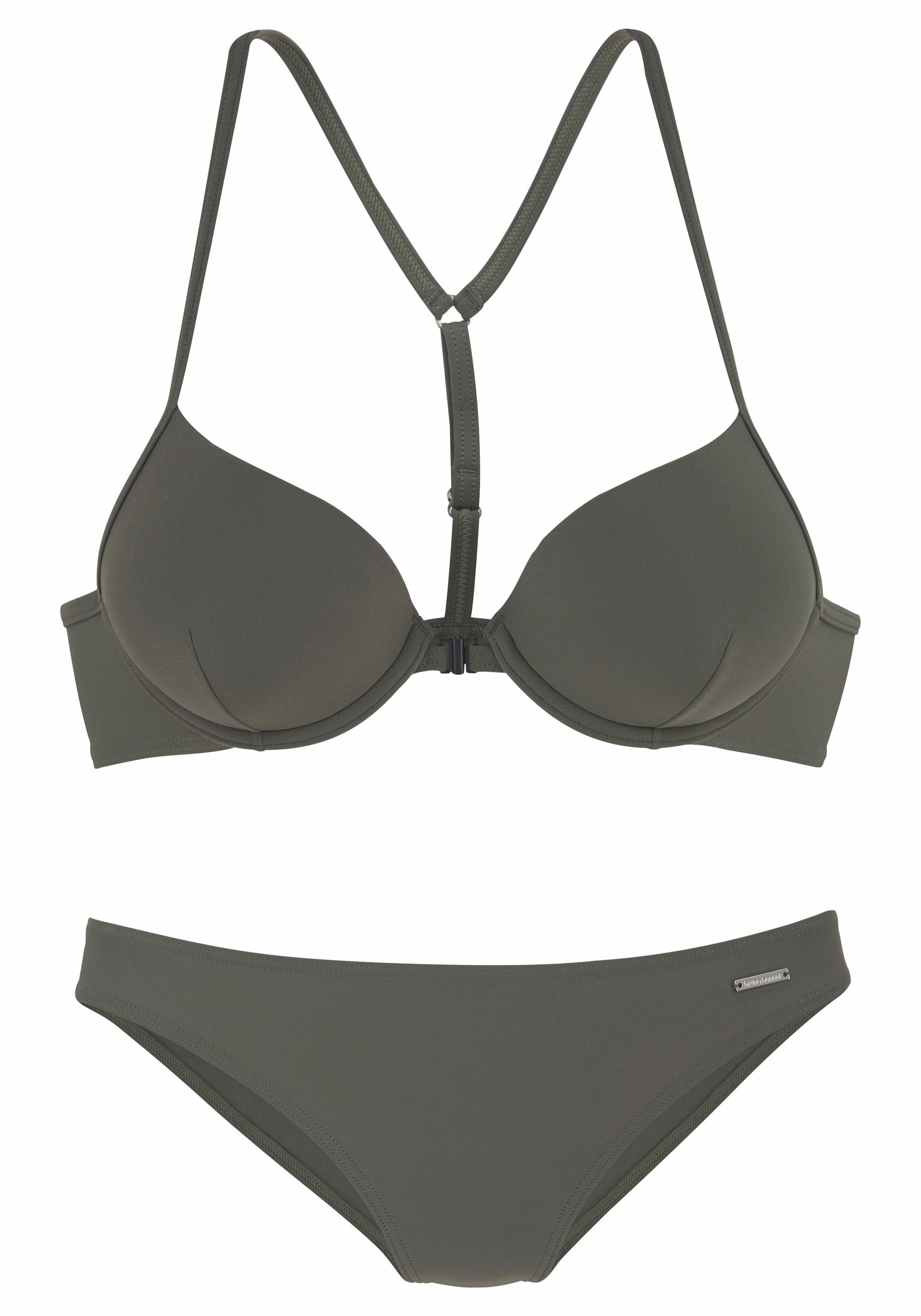 Bruno Banani Push-Up-Bikini, mit Vorderverschluss