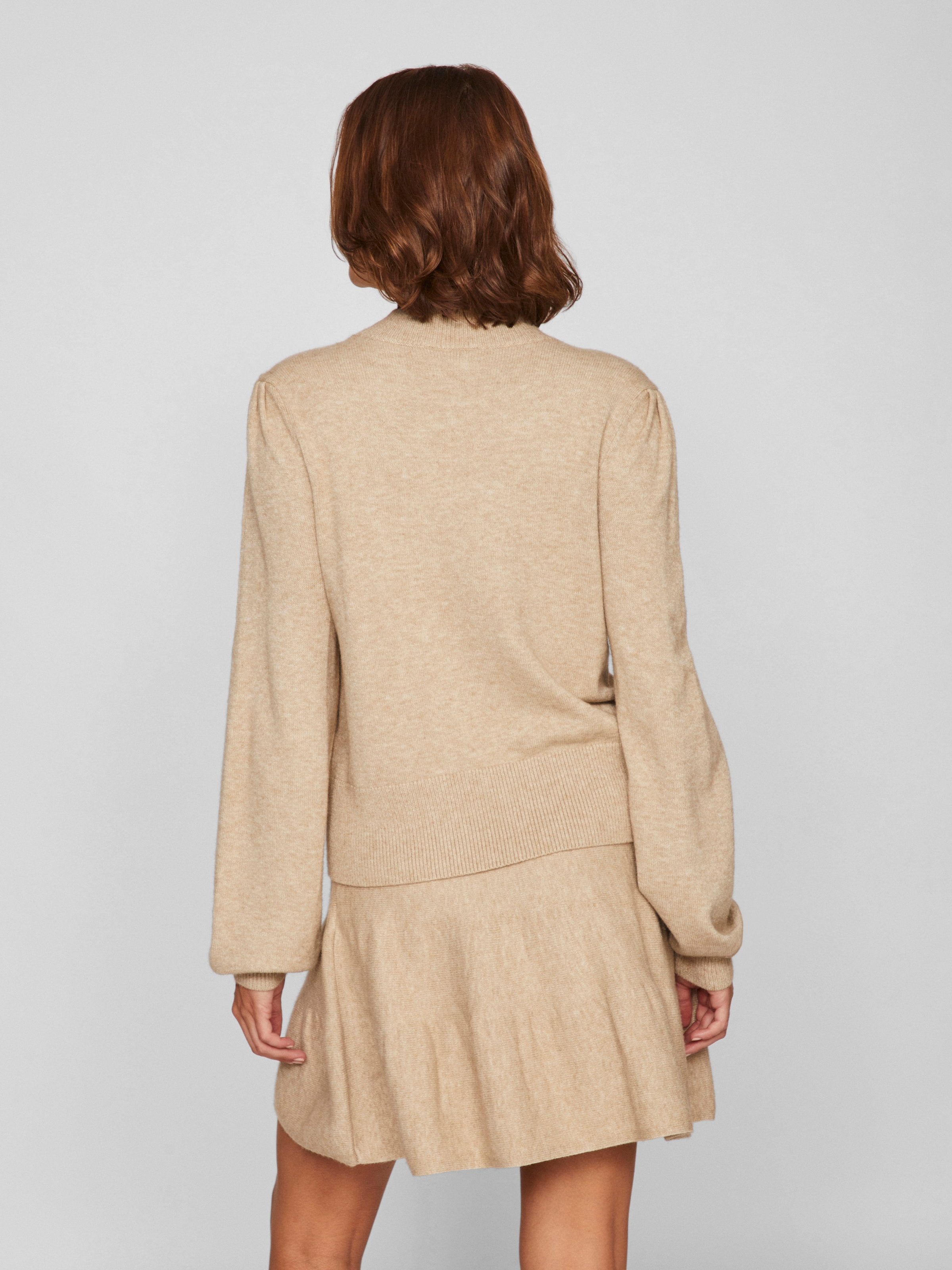 Vila Rundhalspullover »VIRIL TURTLE-NK BALLOON L/S TOP - NOOS«