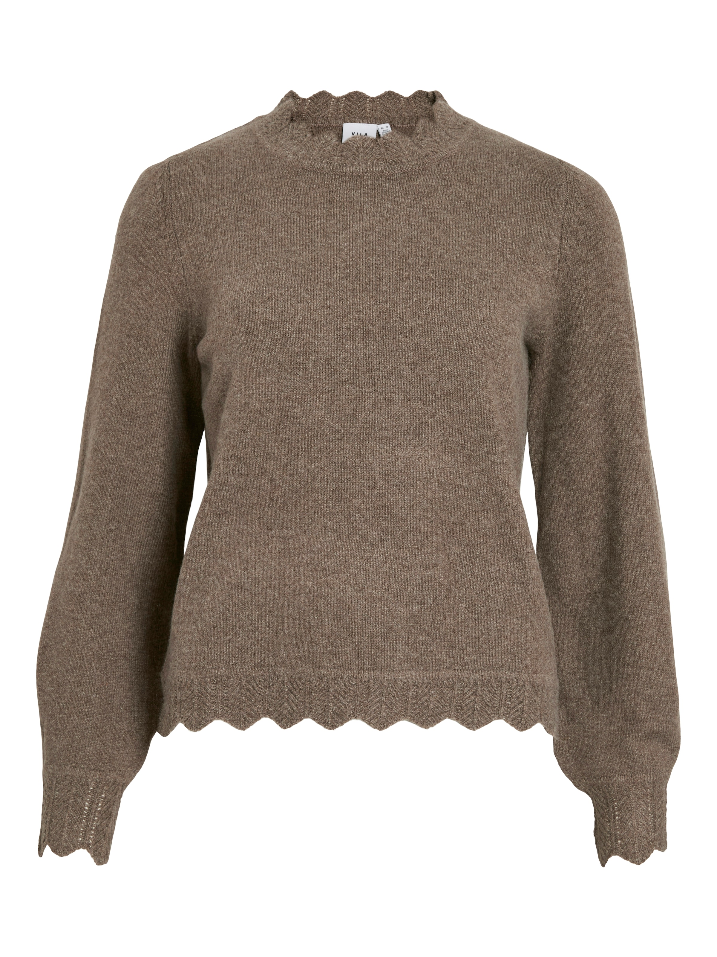 Vila Strickpullover »VINIKOLINA O-NECK L/S KNIT TOP - NOOS«