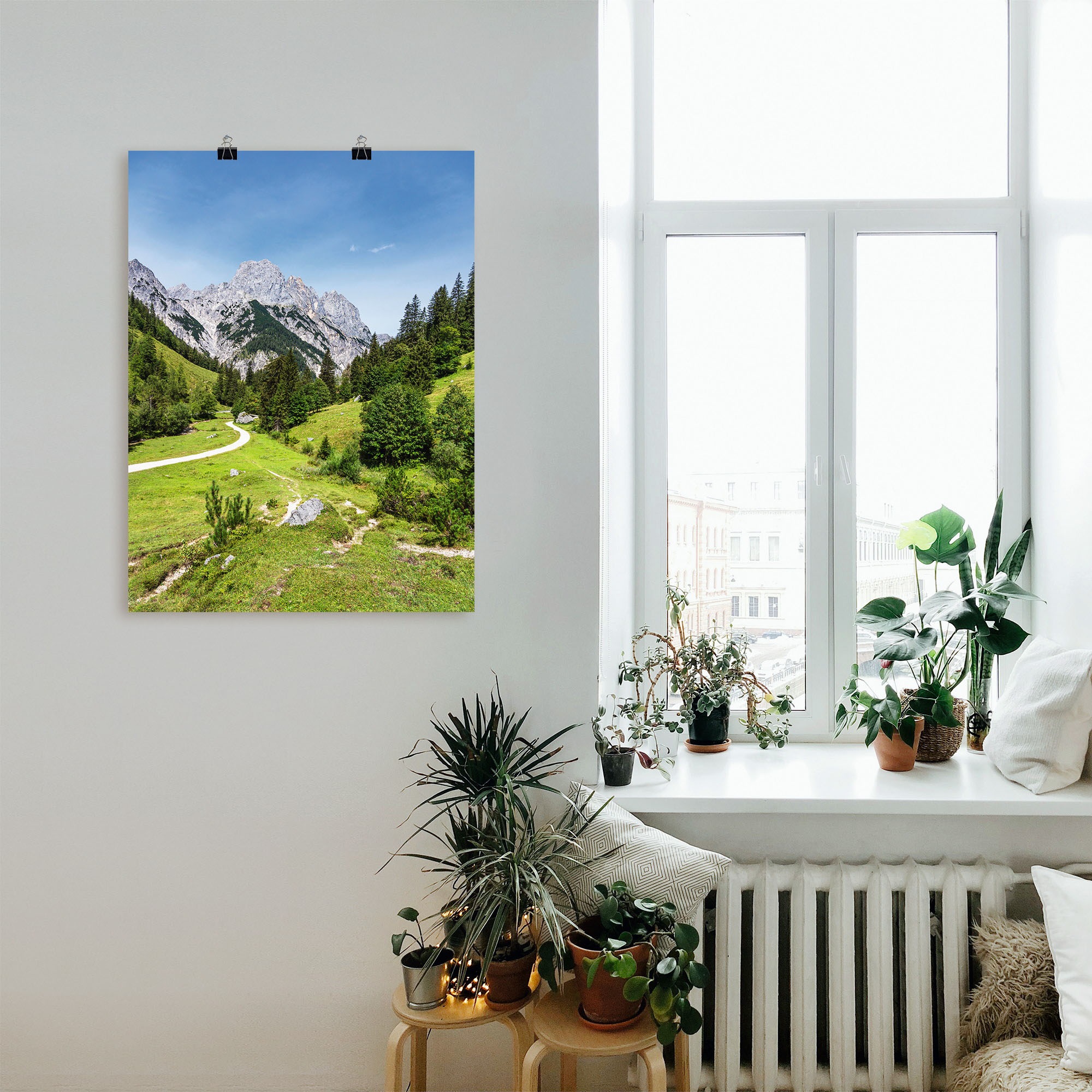 Artland Wandbild »Bindalm im Berchtesgadener Land Bayern«, Berge & Alpenbilder, (1 St.), als Alubild, Outdoorbild, Poster, Wandaufkleber in verschied. Größen