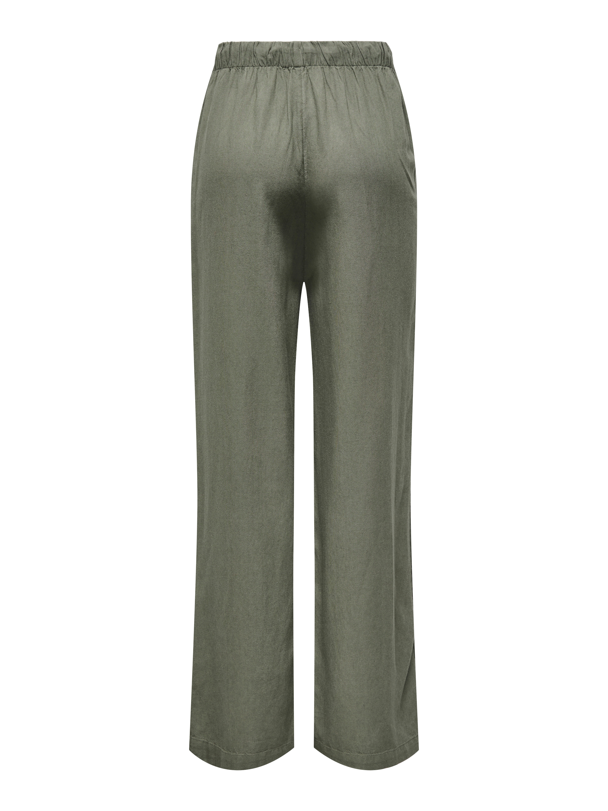 ONLY Schlupfhose »ONLGOA MW LINEN BL PULL-UP PANT CC PNT«  mit Leinen