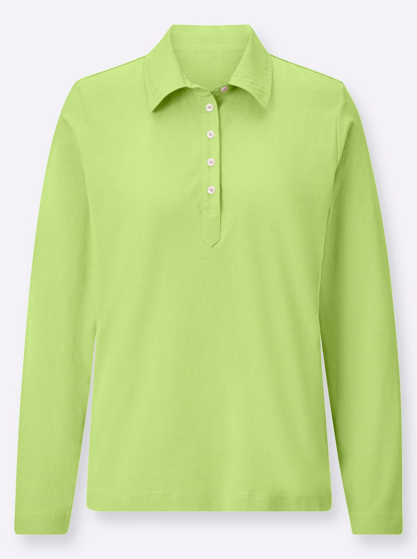 Casual Looks Langarm-Poloshirt »Poloshirt«, (1 tlg.)