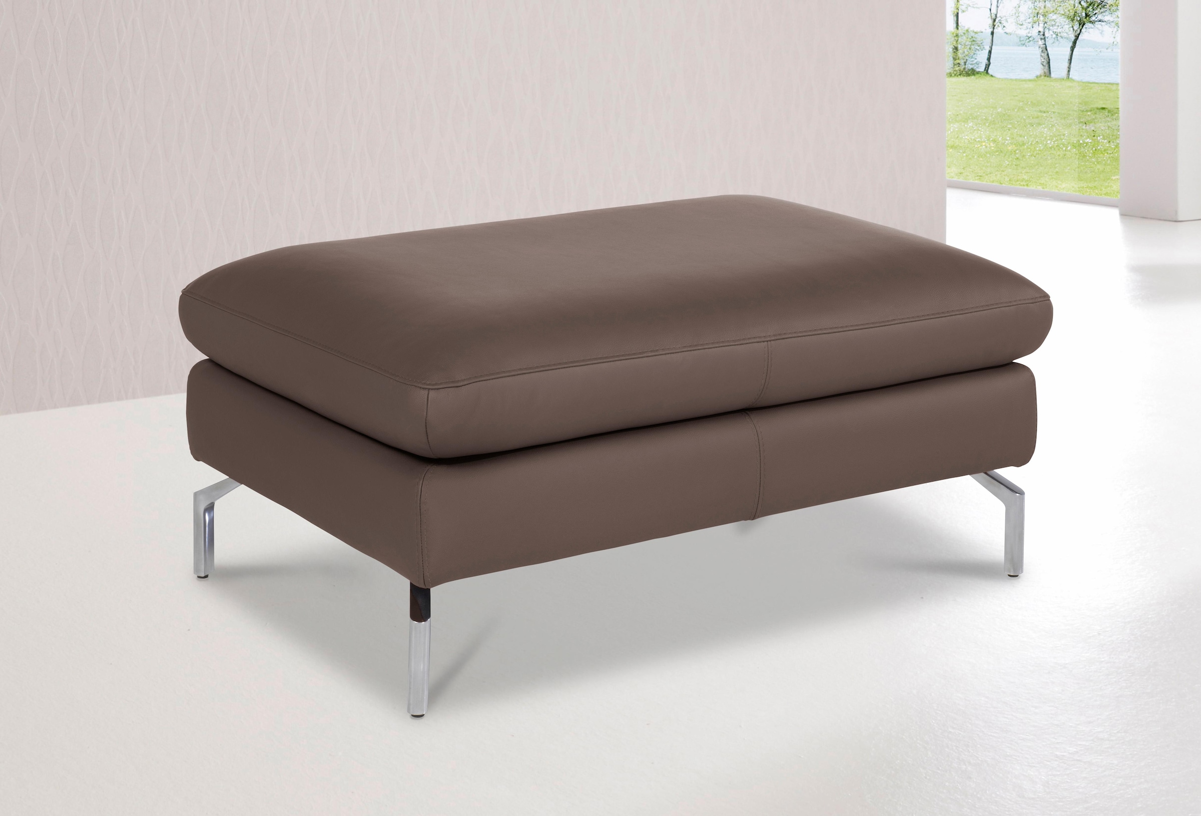 CALIA ITALIA Hocker »Dave mit edlem Metallfuß«