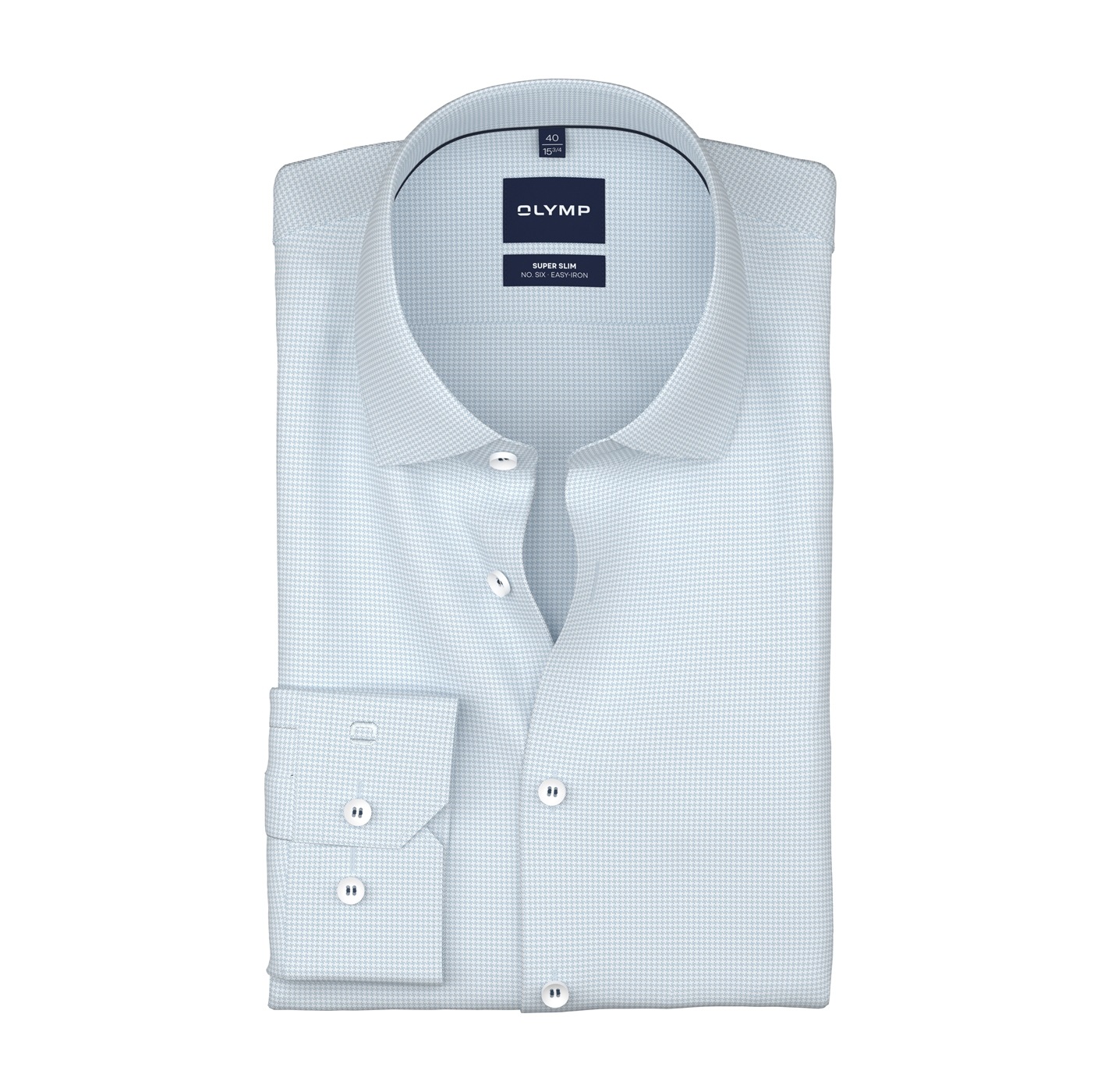 OLYMP Langarmhemd »No. Six« Businesshemd, Kentkragen, Super Slim