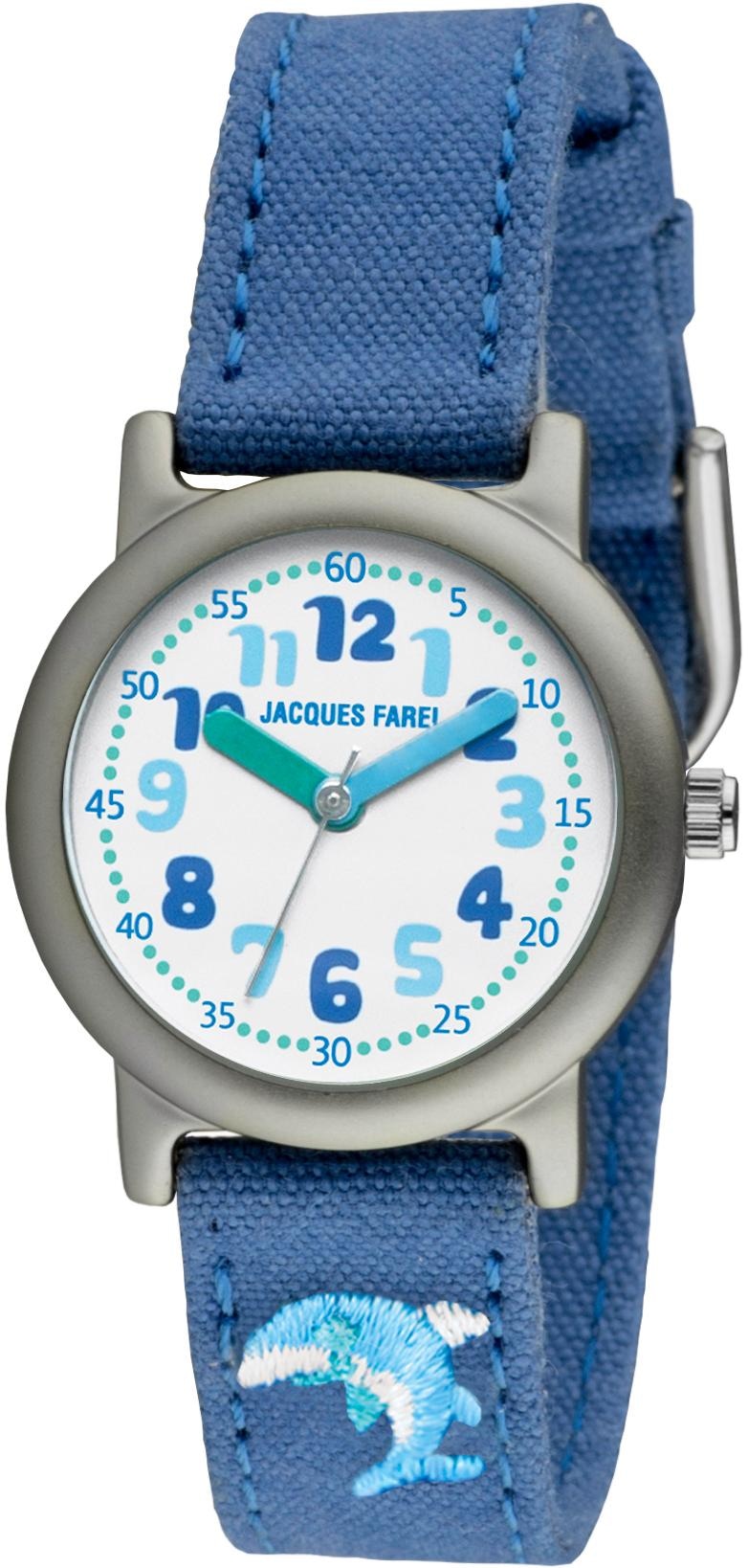 Jacques Farel Quarzuhr »ORG 6666, Delphinuhr«, Armbanduhr, Kinderuhr, ideal auch als Geschenk, mit Delfinmotiv
