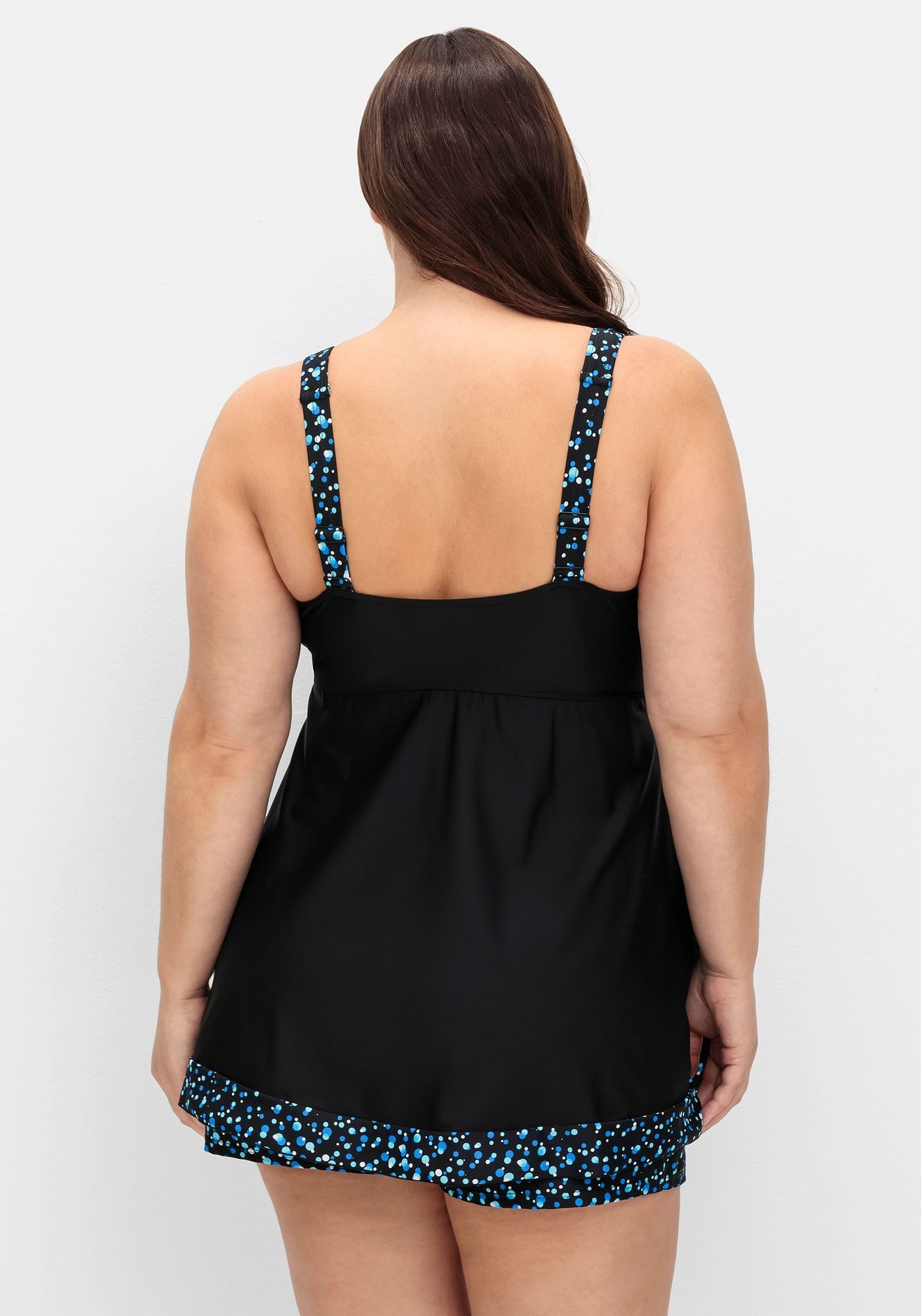 Sheego Tankini-Top »Tankini-Top in Longform, mit Pünktchenprint«