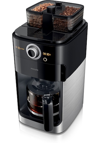 Kaffeemaschine mit Mahlwerk »Grind & Brew HD7769/00«, doppeltes Bohnenfach,...