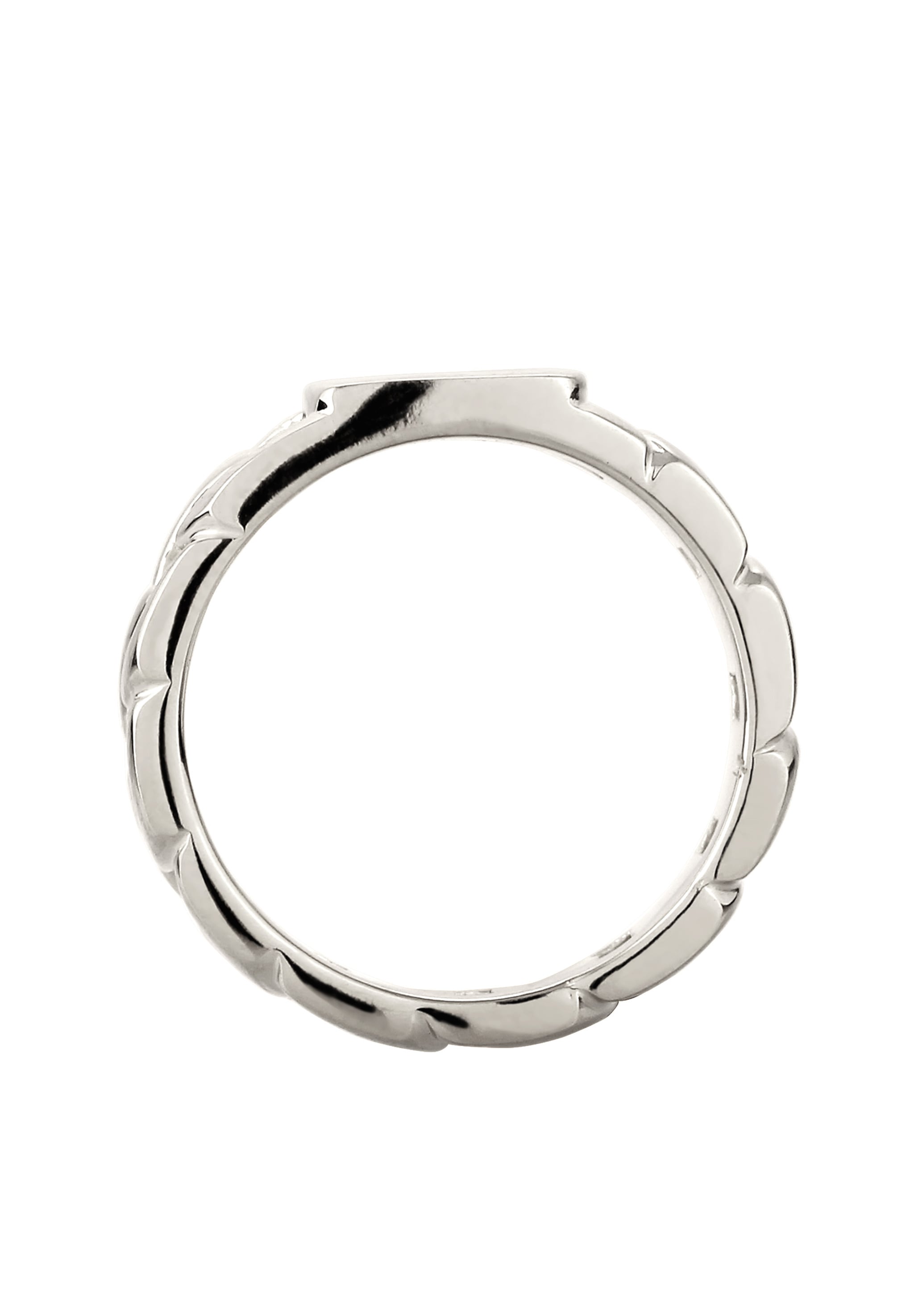 Kuzzoi Silberring »Ring Siegelring Chunky Chain Look 925 Sterling Silber«