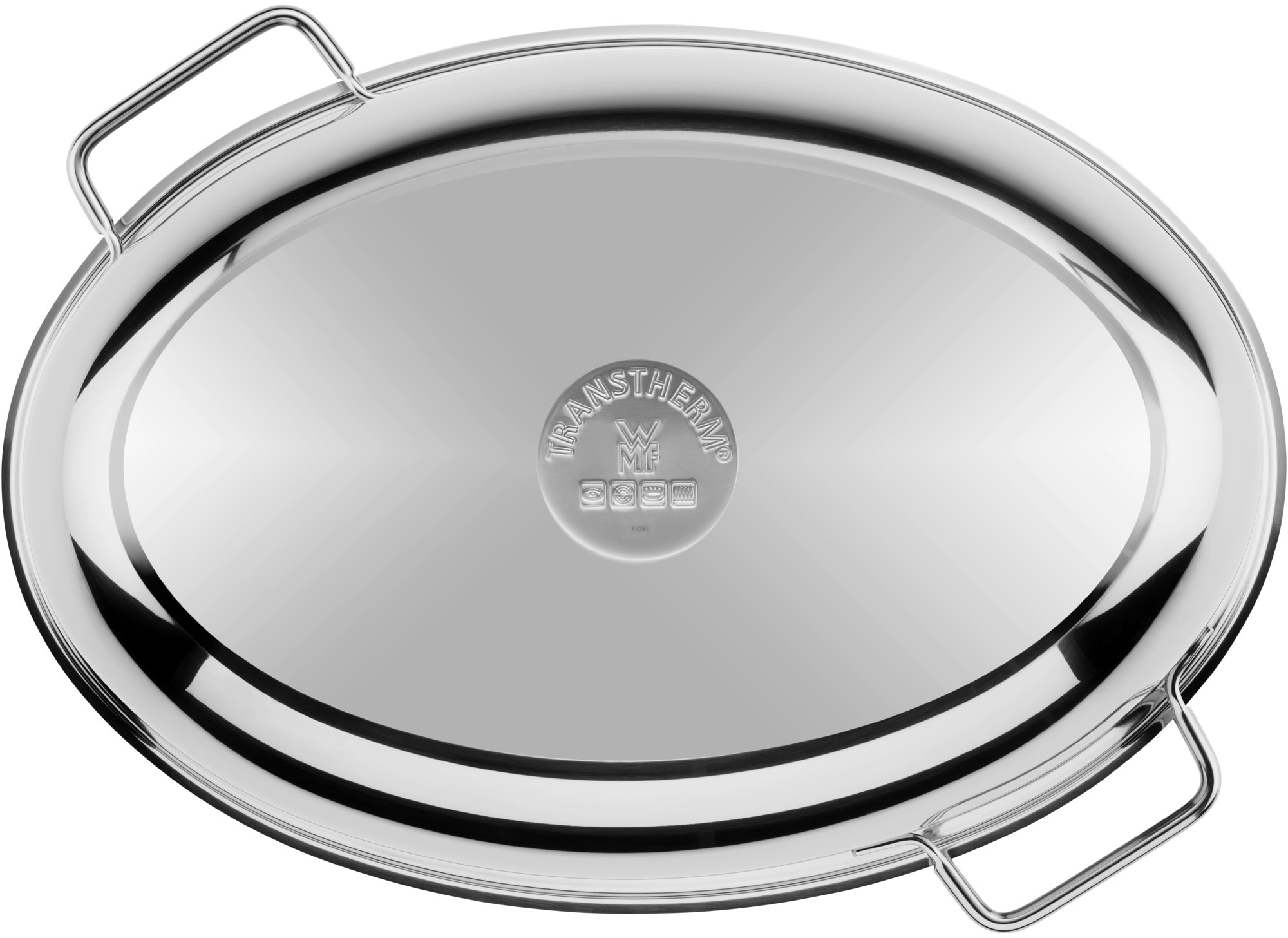 WMF Bräter »Schmortopf Induktion«, Cromargan® Edelstahl Rostfrei 18/10, (1 tlg.), Deckel als induktionsgeeignete Pfanne nutzbar, 8,5l, backofengeeignet