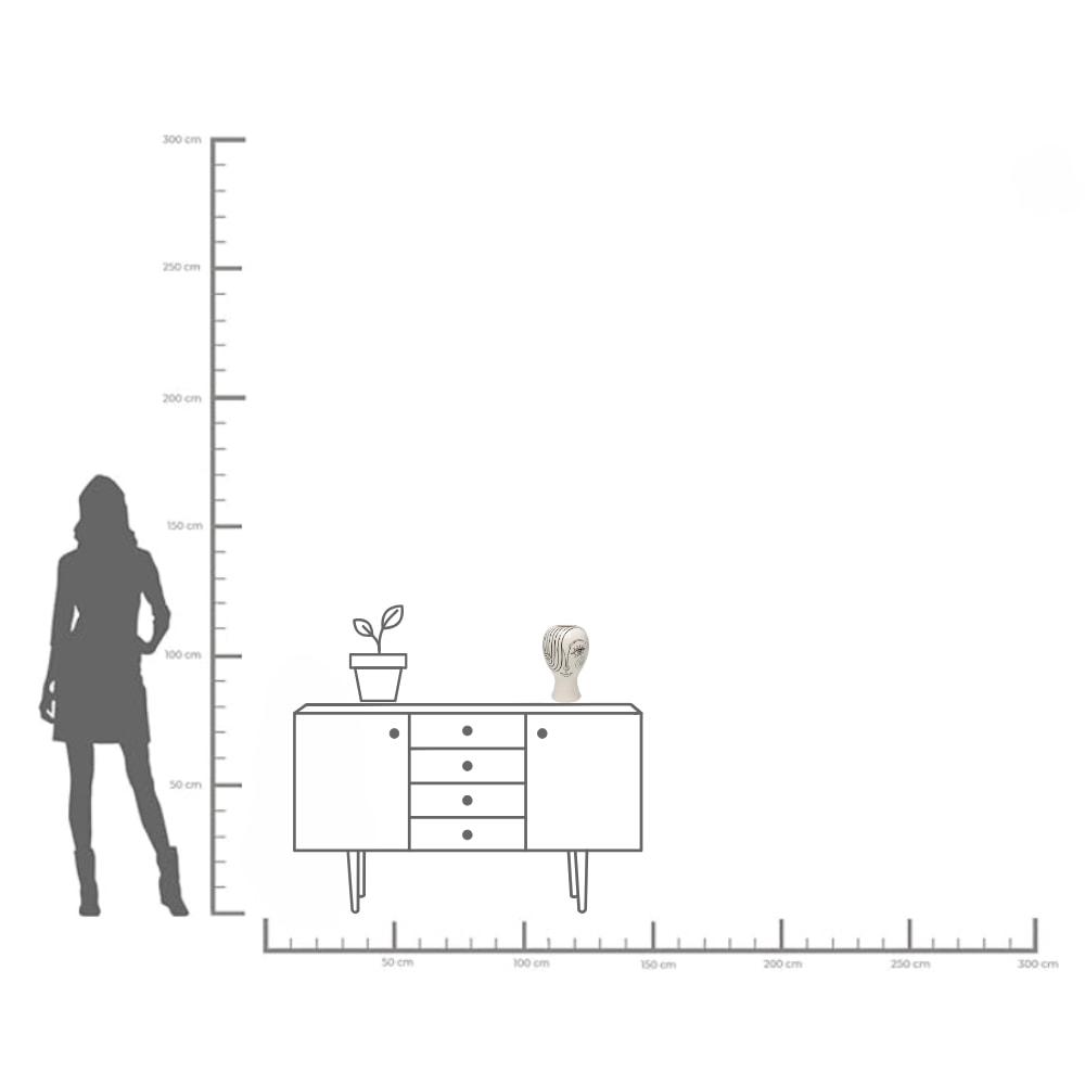 Kare Design Tischvase »Vase Favola Lady 30cm«