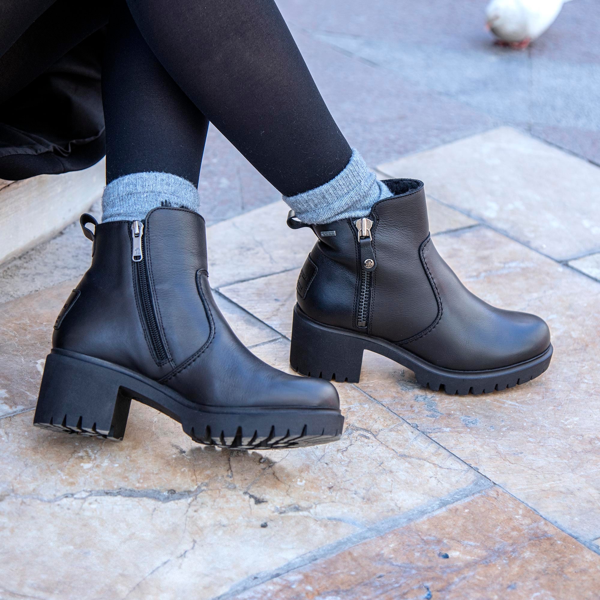 Panama Jack Stiefelette »GTX«  Winterboots, Blockabsatz, mit GORE-TEX-Ausstattung