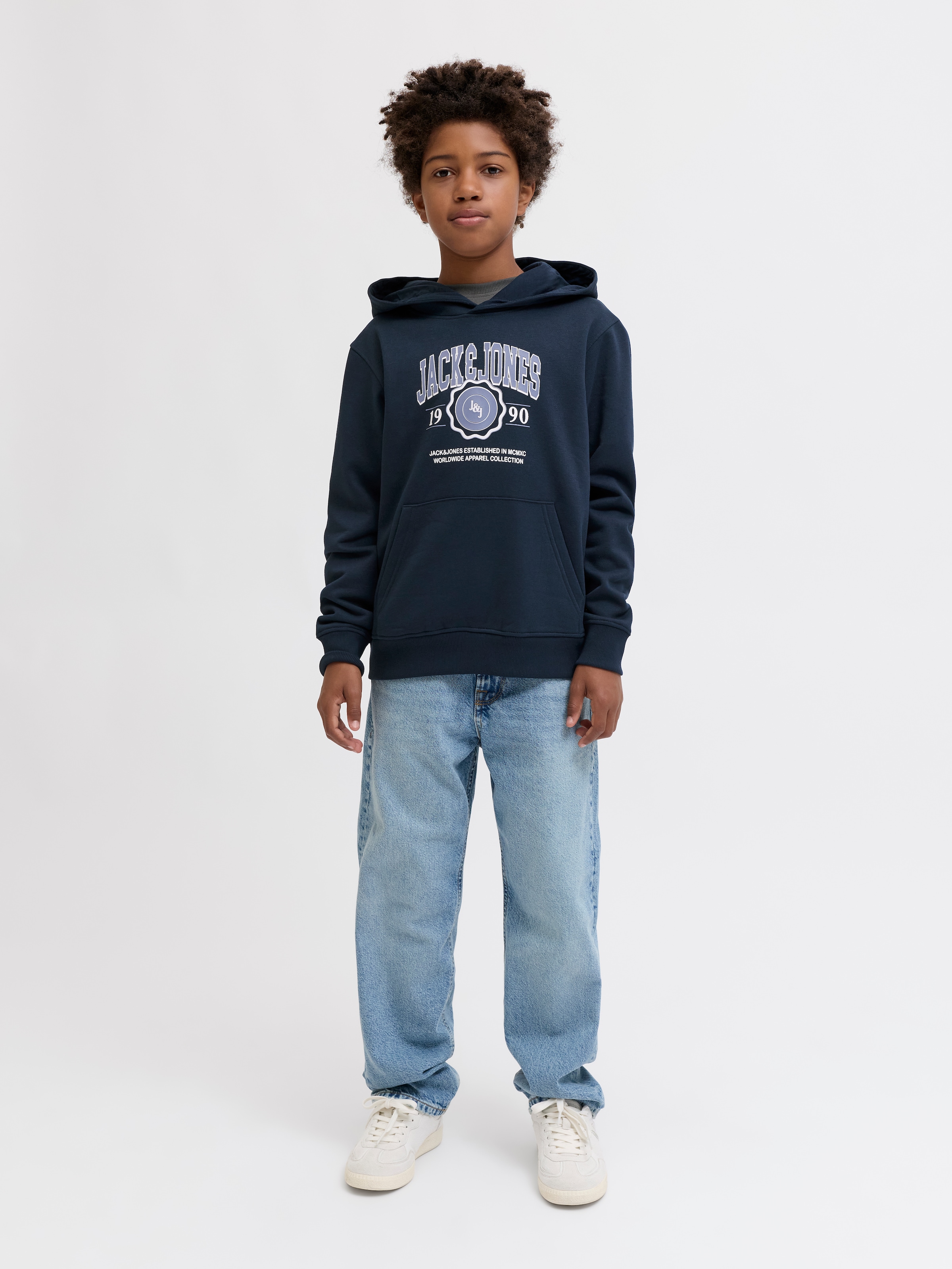 Jack & Jones Junior Kapuzensweatshirt »JJMAKO SWEAT HOOD JNR«
