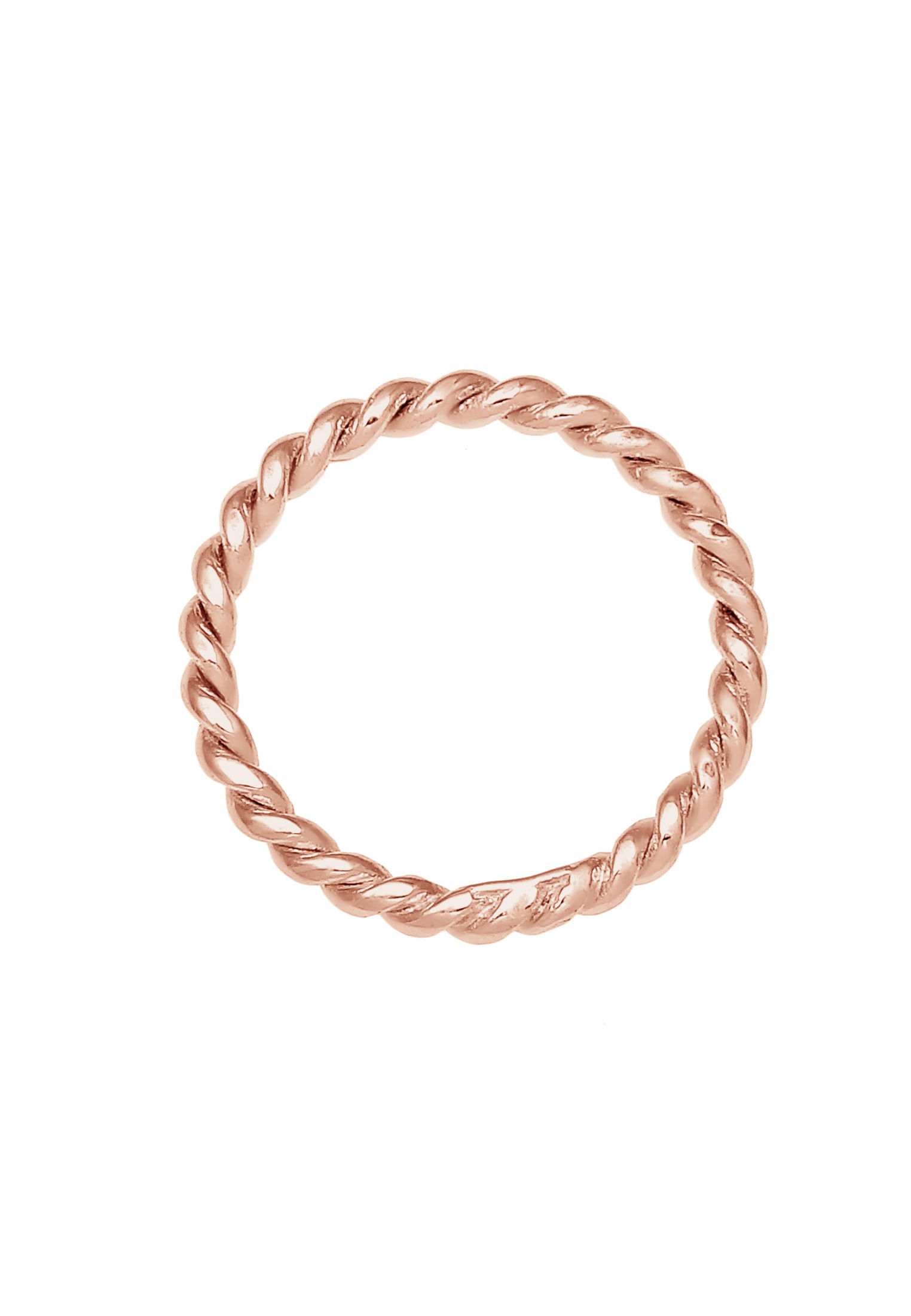 Nenalina Silberring »Ring Gedreht Kordel Spirale Basic Schlicht 925 Silber«