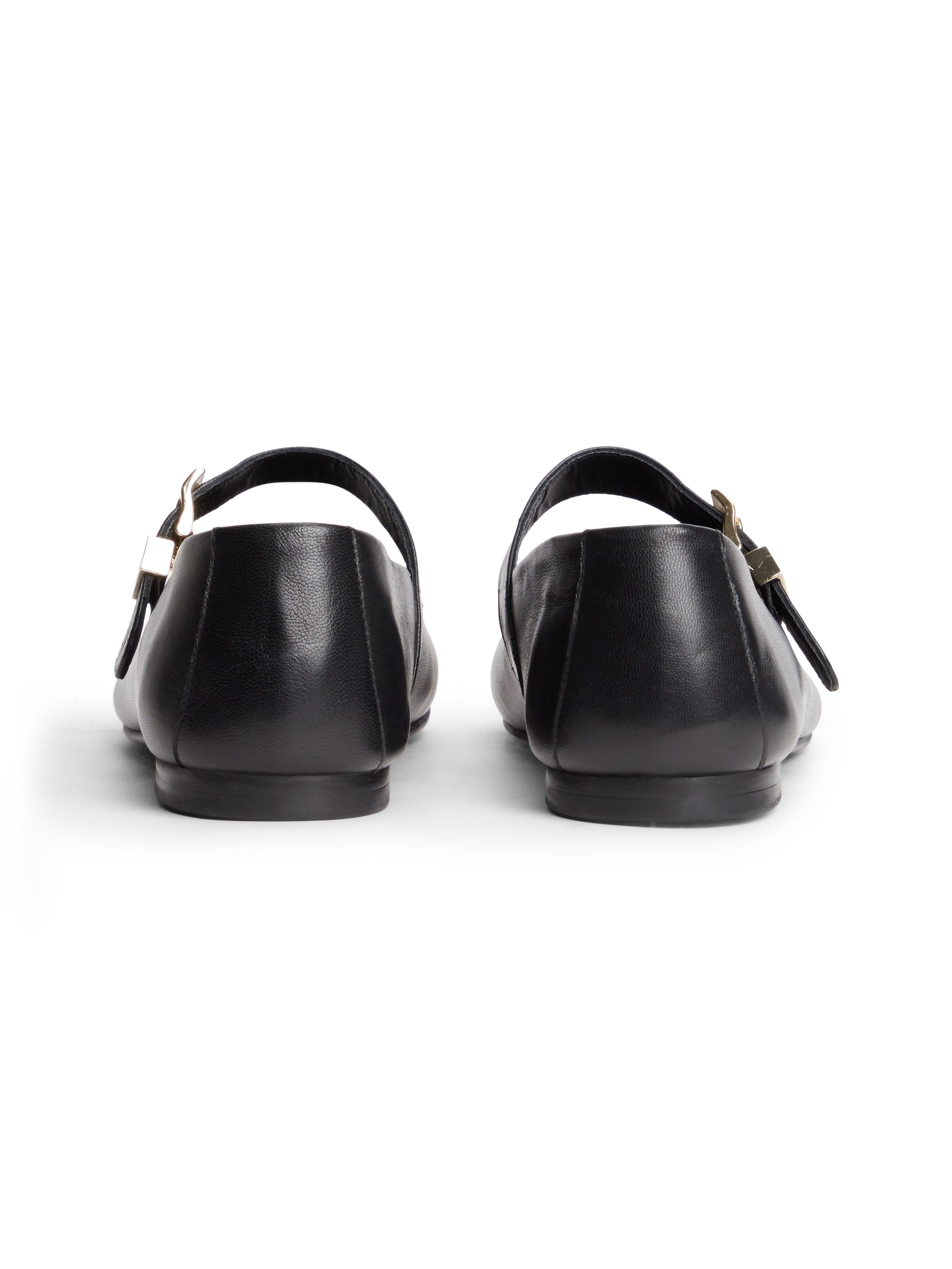 Tommy Hilfiger Riemchenballerina »TH BUCKLE LEATHER BALLERINA«  Businessschuh, mit verstellbarer Schnalle über den Rist, schmale Form.