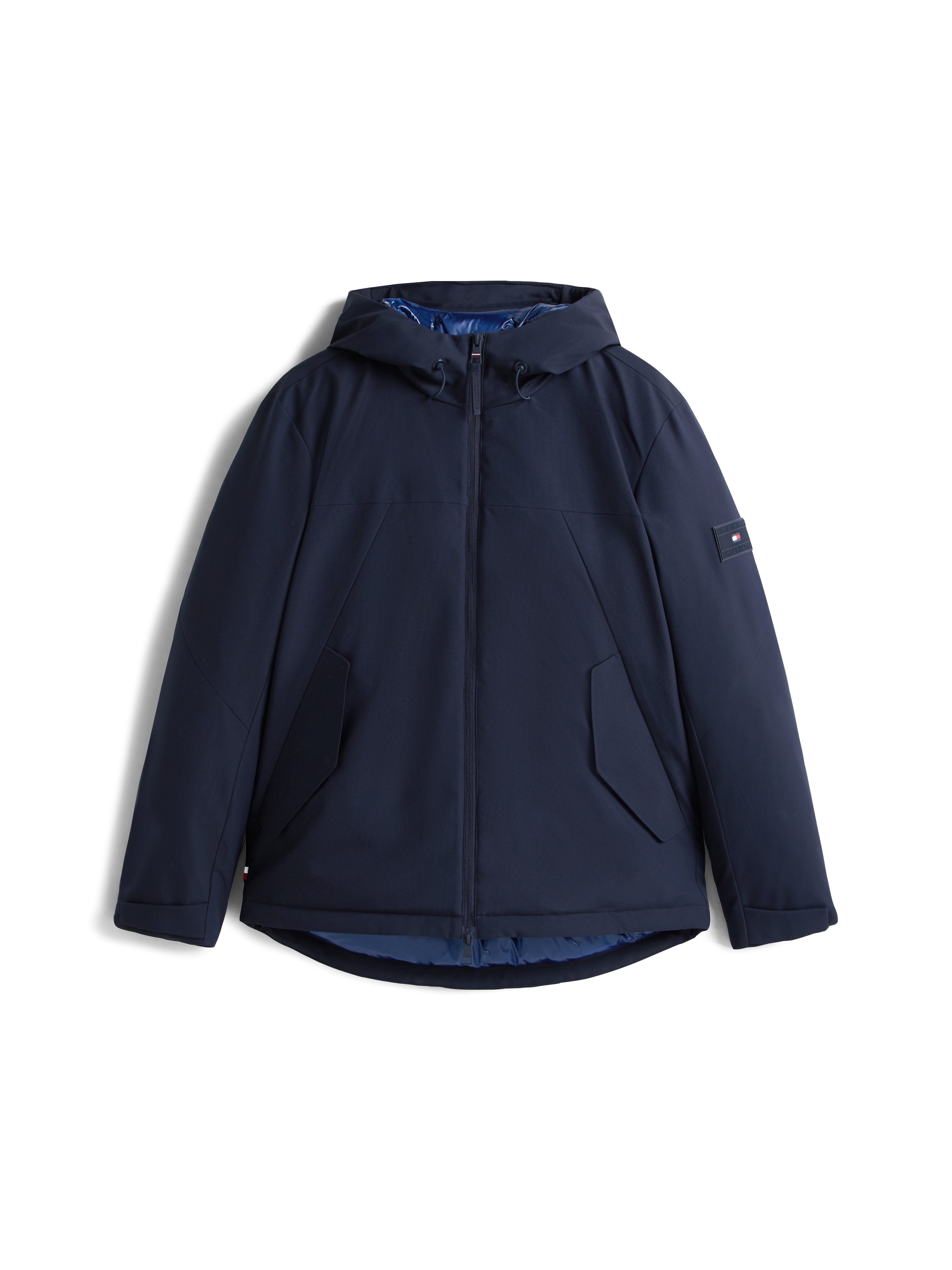 Tommy Hilfiger Funktionsjacke »TECH HOODED SHORT PADDED JACKET«, mit Kapuze, Winterjacke, Outdoorjacke