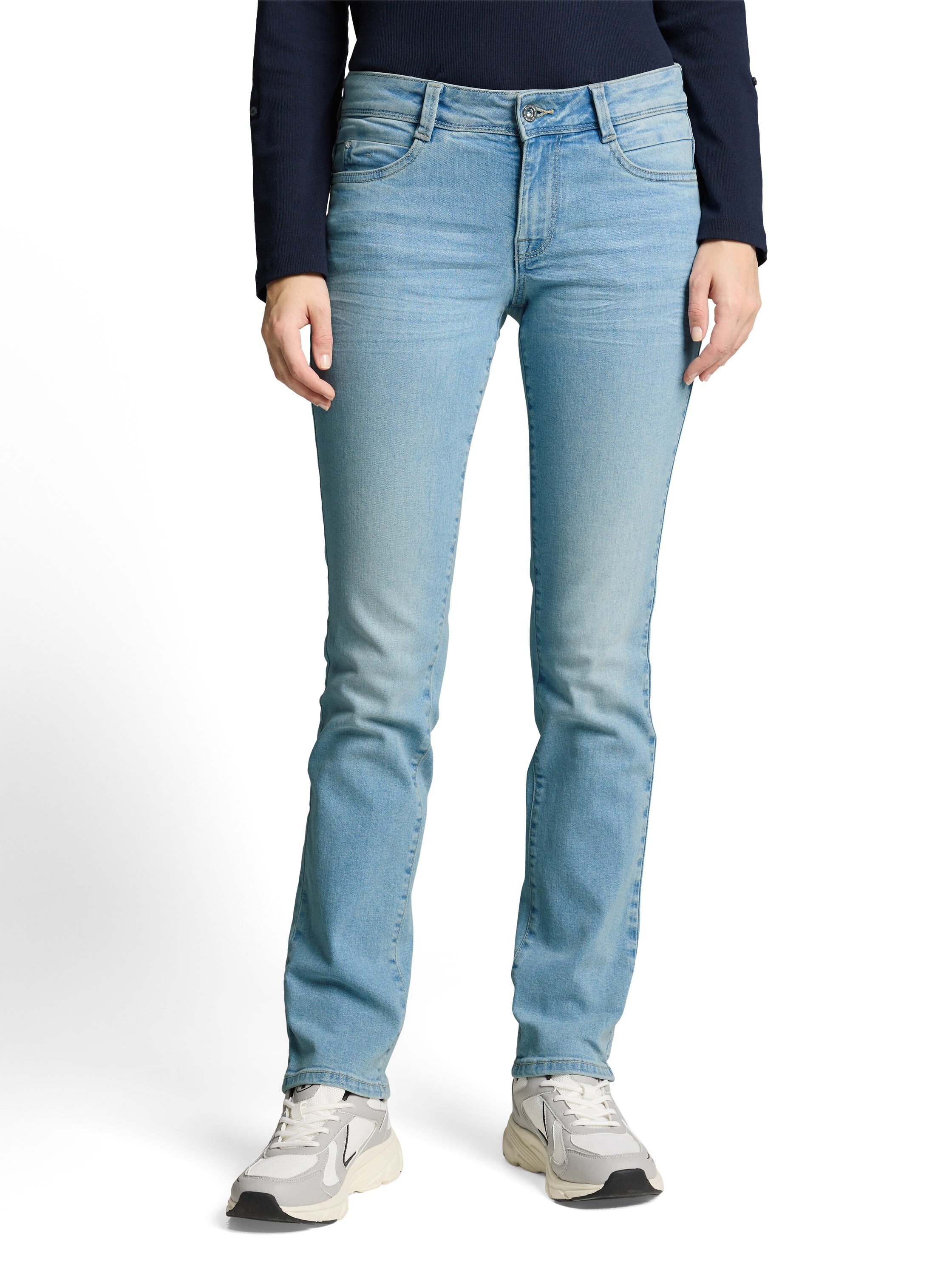 TOM TAILOR Straight-Jeans »LIVA« im Five-Pocket Style