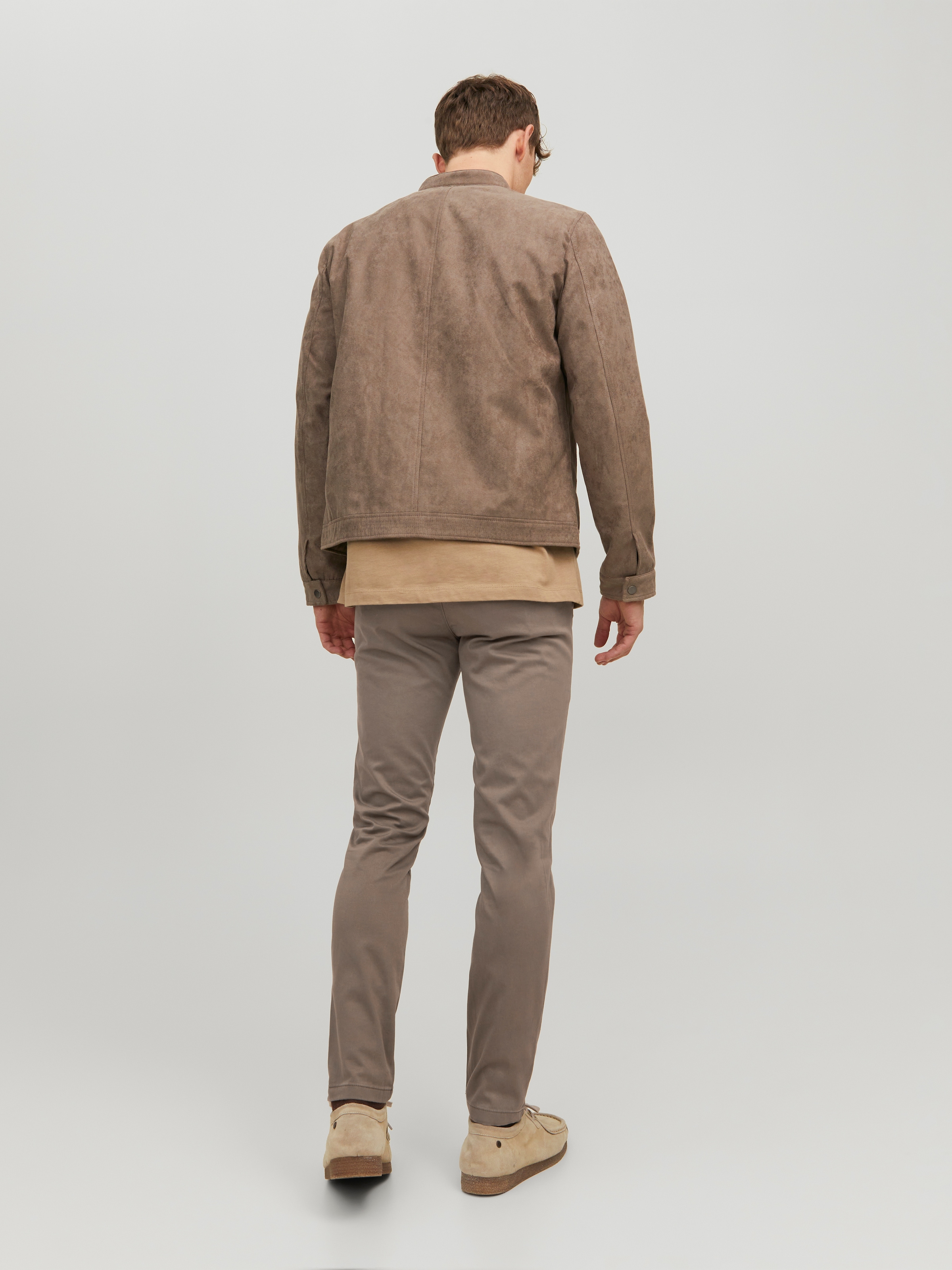 Jack & Jones »JJIMARCO mit Badge und hohem Tragekomfort«  unifarben, modisch, slim fit, Baumwollmischung