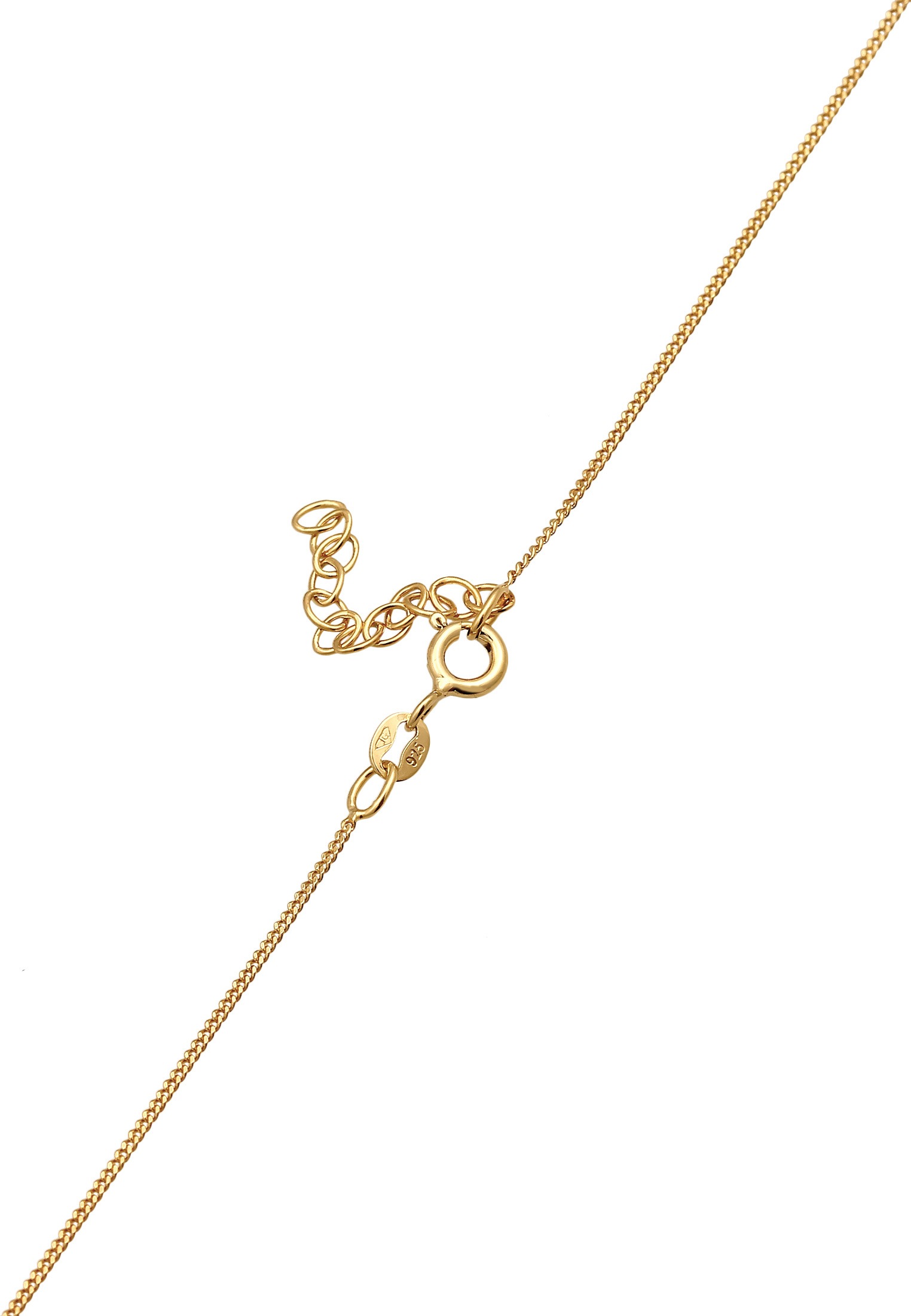 Elli Kette mit Anhänger »Halskette Lotusblume Blume Spirituell 925 Silber«