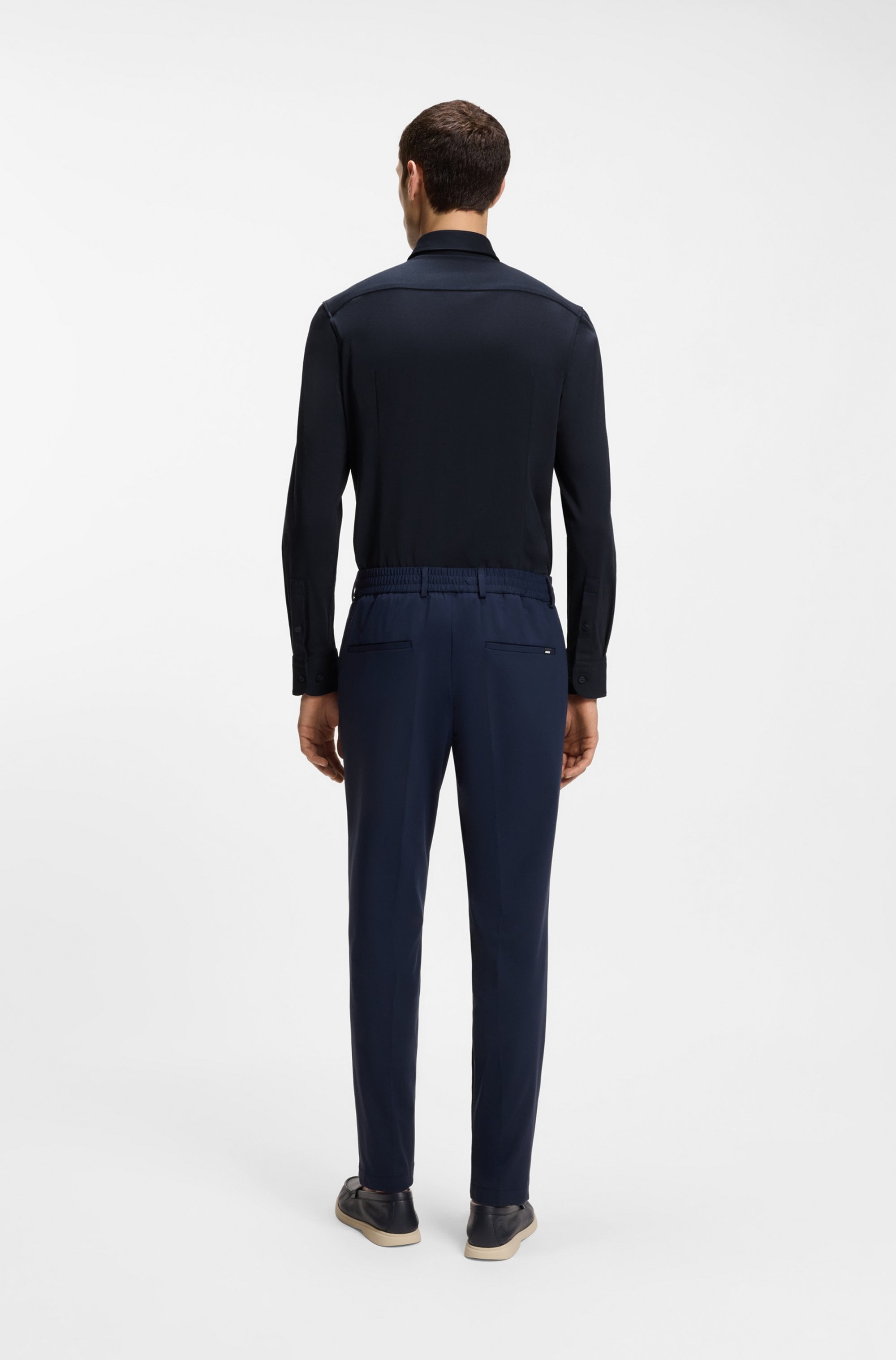 BOSS Businesshemd »HANK« Kentkragen, Slim Fit, Baumwoll-Mix mit Performance-Stretch