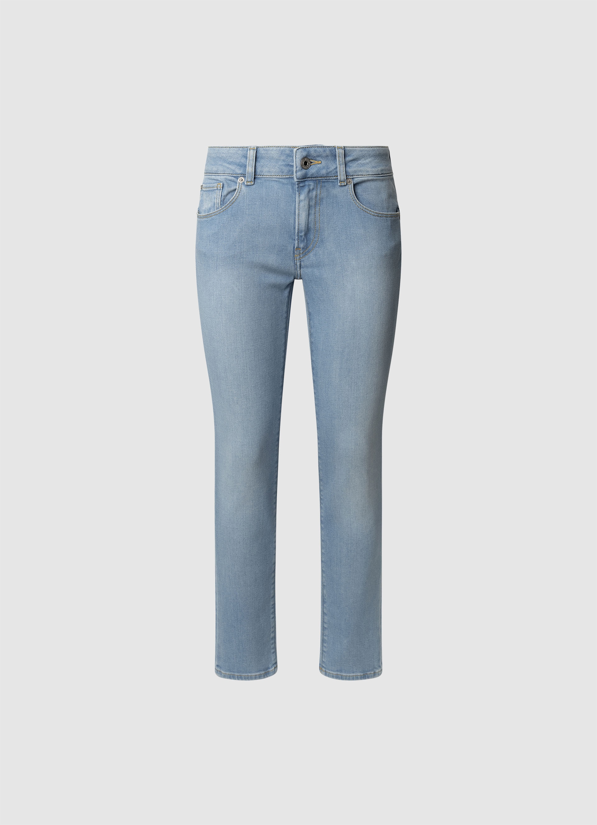 Pepe Jeans Slim-fit-Jeans »SLIM JEANS MW«, mit extrabreitem Bund mit Doppelknopf-Verschluss
