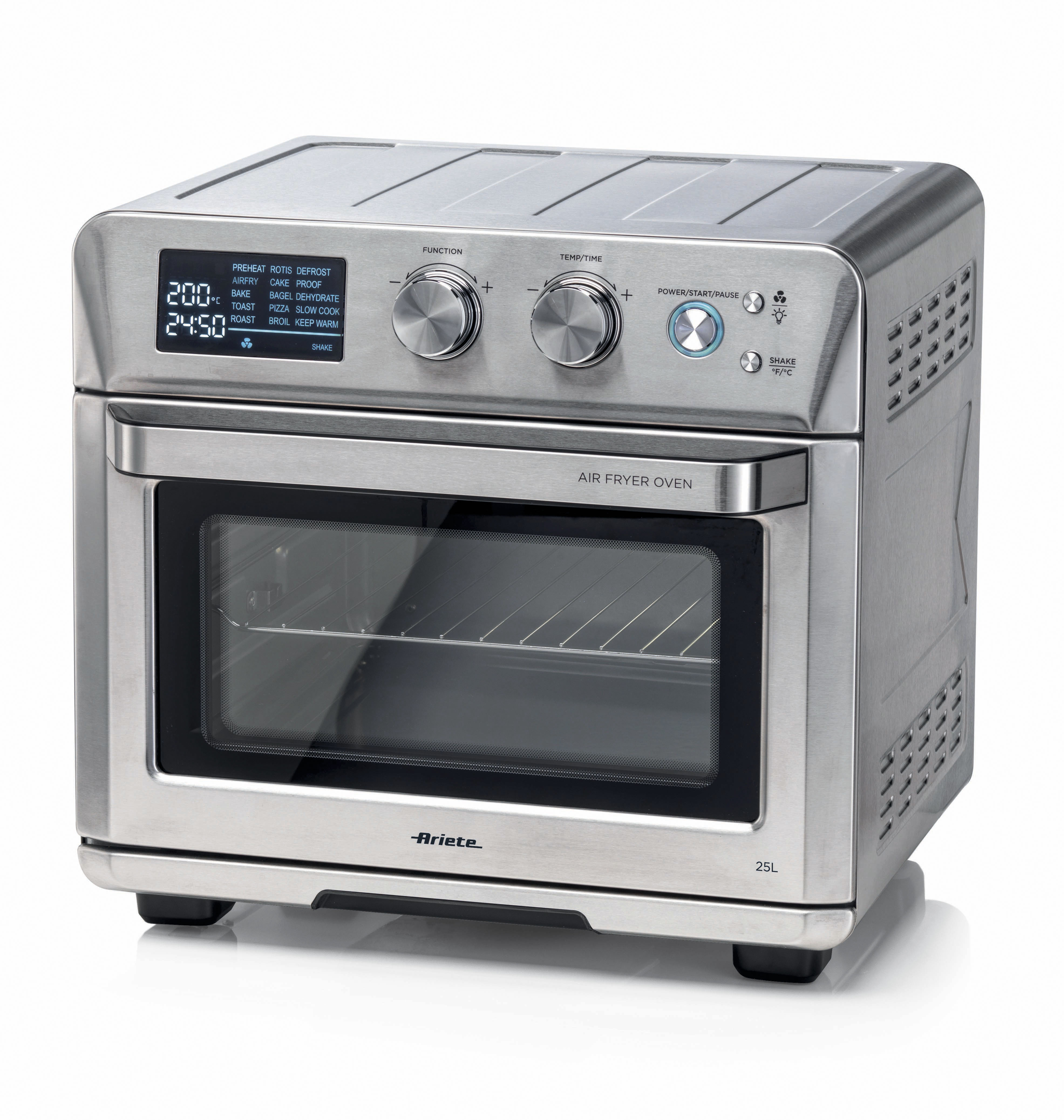 Ariete Heißluftfritteuse »4629/1« 1700 W Mini-Backofen, Grill und Rotisserie in Einem, 25 L in silberfarben