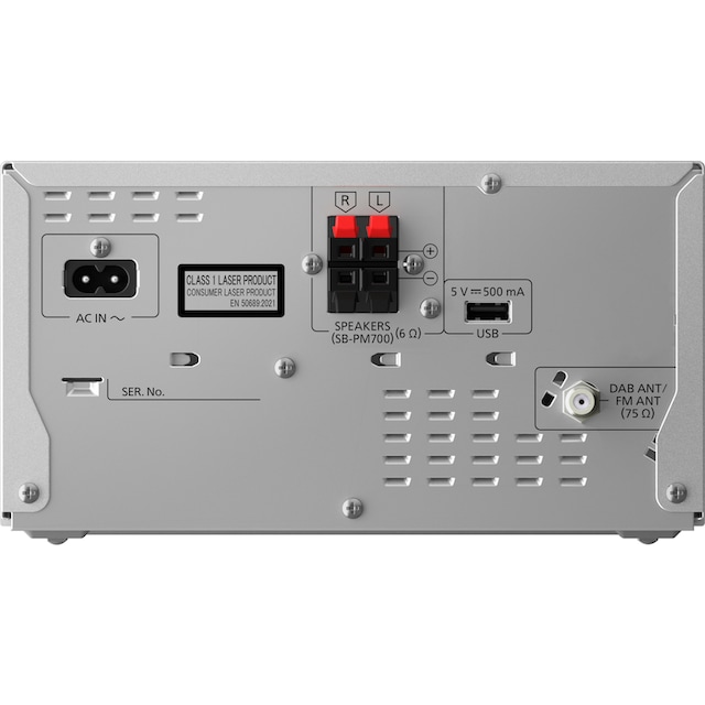 Panasonic Radio »SC-PM704«, (Bluetooth UKW mit RDS-Digitalradio (DAB+) 80 W),  HiFi Micro System mit 40W, CD, Bluetooth, DAB+ online bei OTTO
