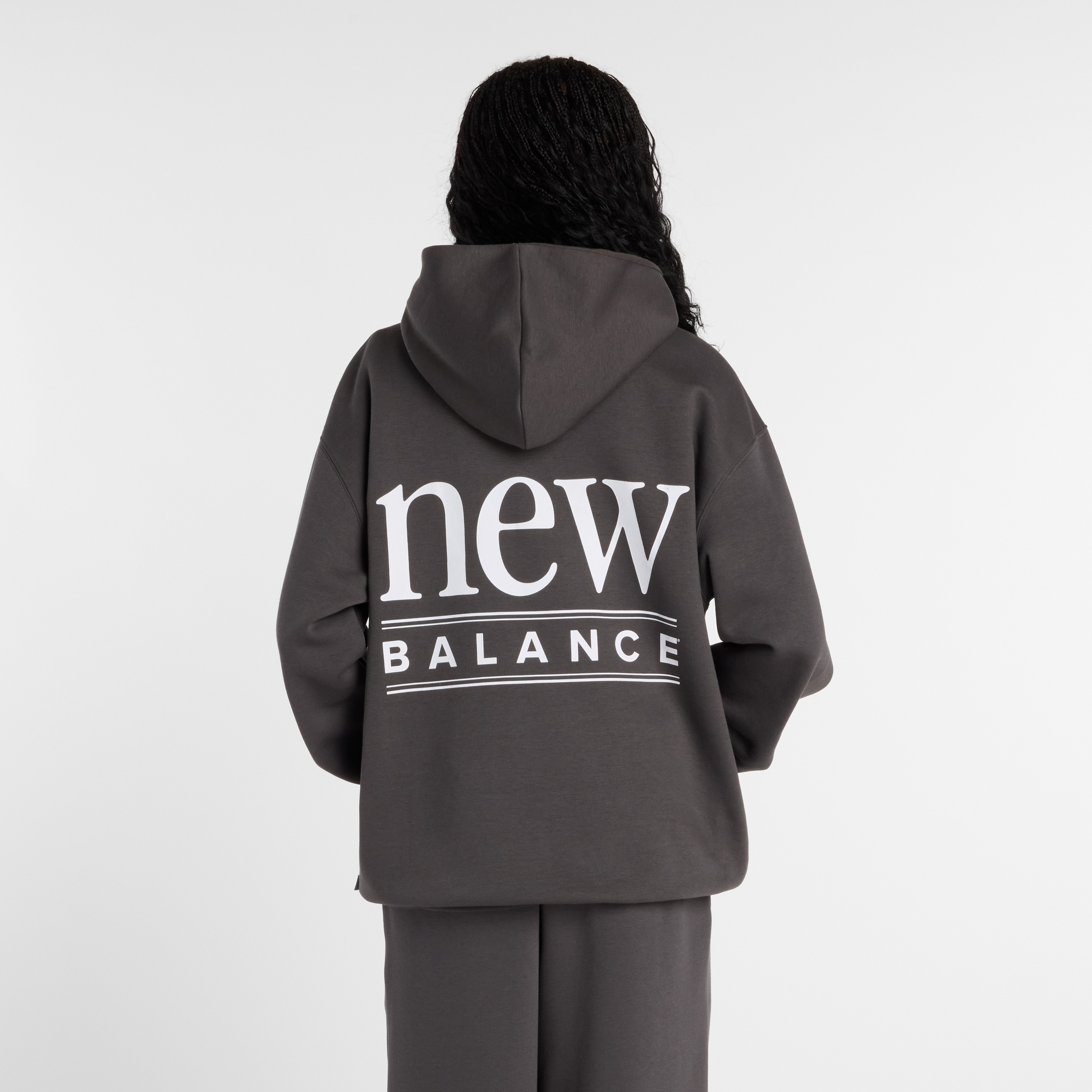 New Balance Kapuzensweatshirt , mit Kapuze, Rundhalsausschnitt, sportlicher Stil
