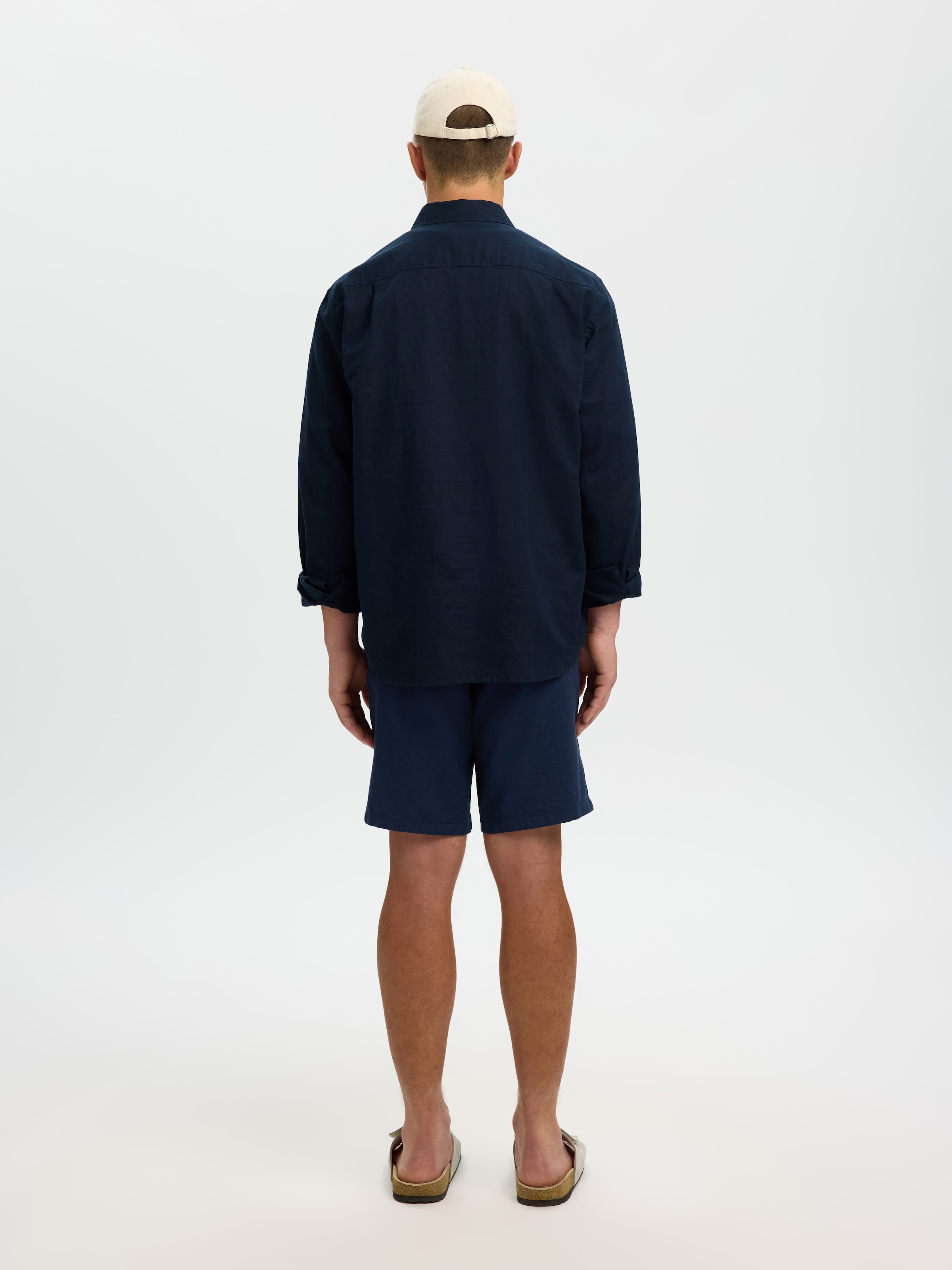 SELECTED Langarmhemd »SLHREGCLAY LINENBLEND LS SHIRT CLA NOOS«