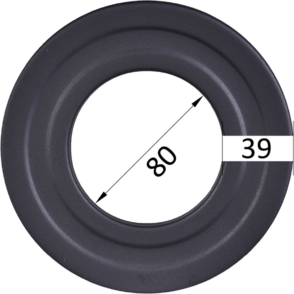 Hanseatic Ofenrohr »Pelletofenrohr-Set, schwarz, 80 mm« 7 tlg.