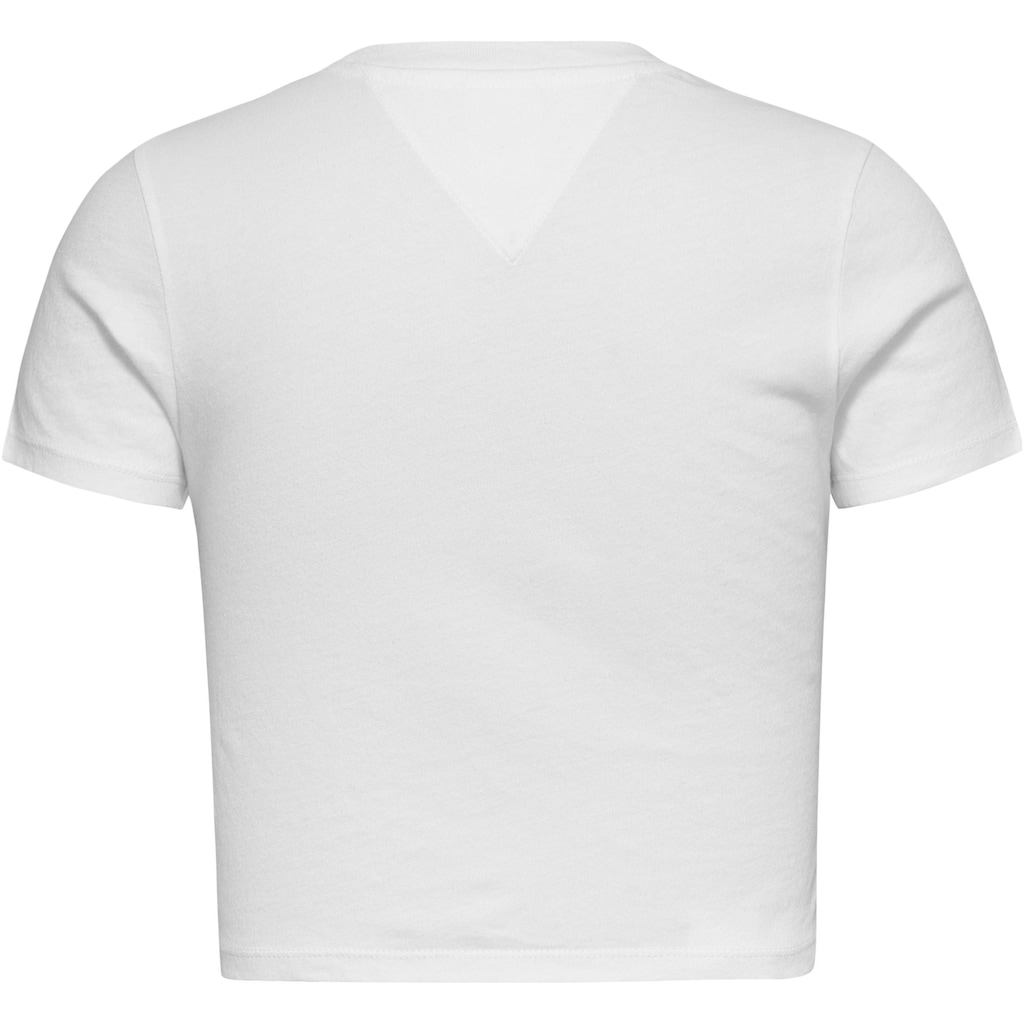 Tommy Jeans T-Shirt »TJW SLIM CRP WASHED TJ LIPS TEE«, mit Frontprint