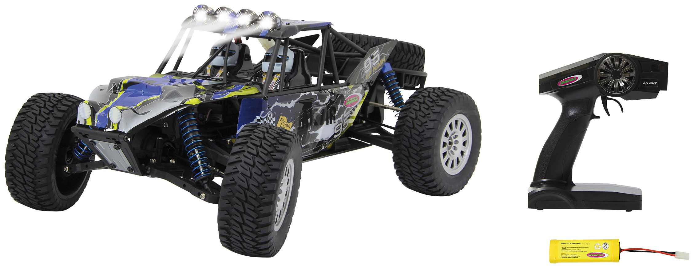 Jamara RC-Monstertruck »Dakar Desertbuggy 4WD«, 1:10, 2,4 GHz, mit LED
