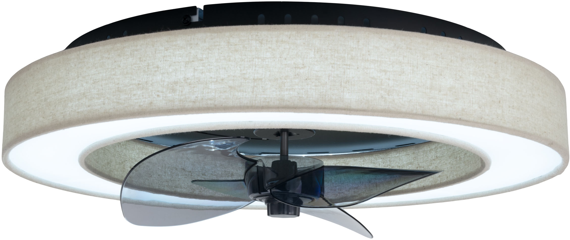 OTTO home LED Deckenleuchte »Deckenventilator Vittor« LED-Modul 1 Stk. warmweiß - kaltweiß inkl. Ventilator, dimmbar, CCT, Memory, Nachtlicht, Timer, IR-Fernbed.