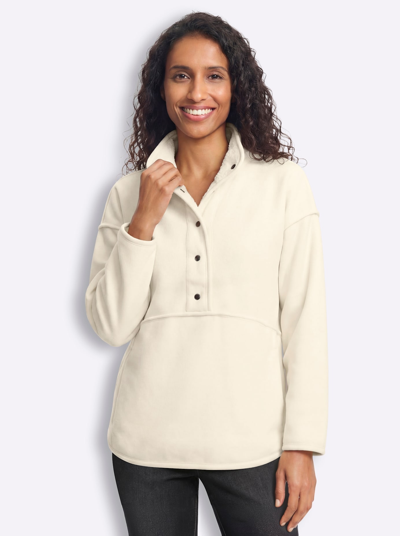 heine Fleeceshirt »Fleece-Shirt« 1