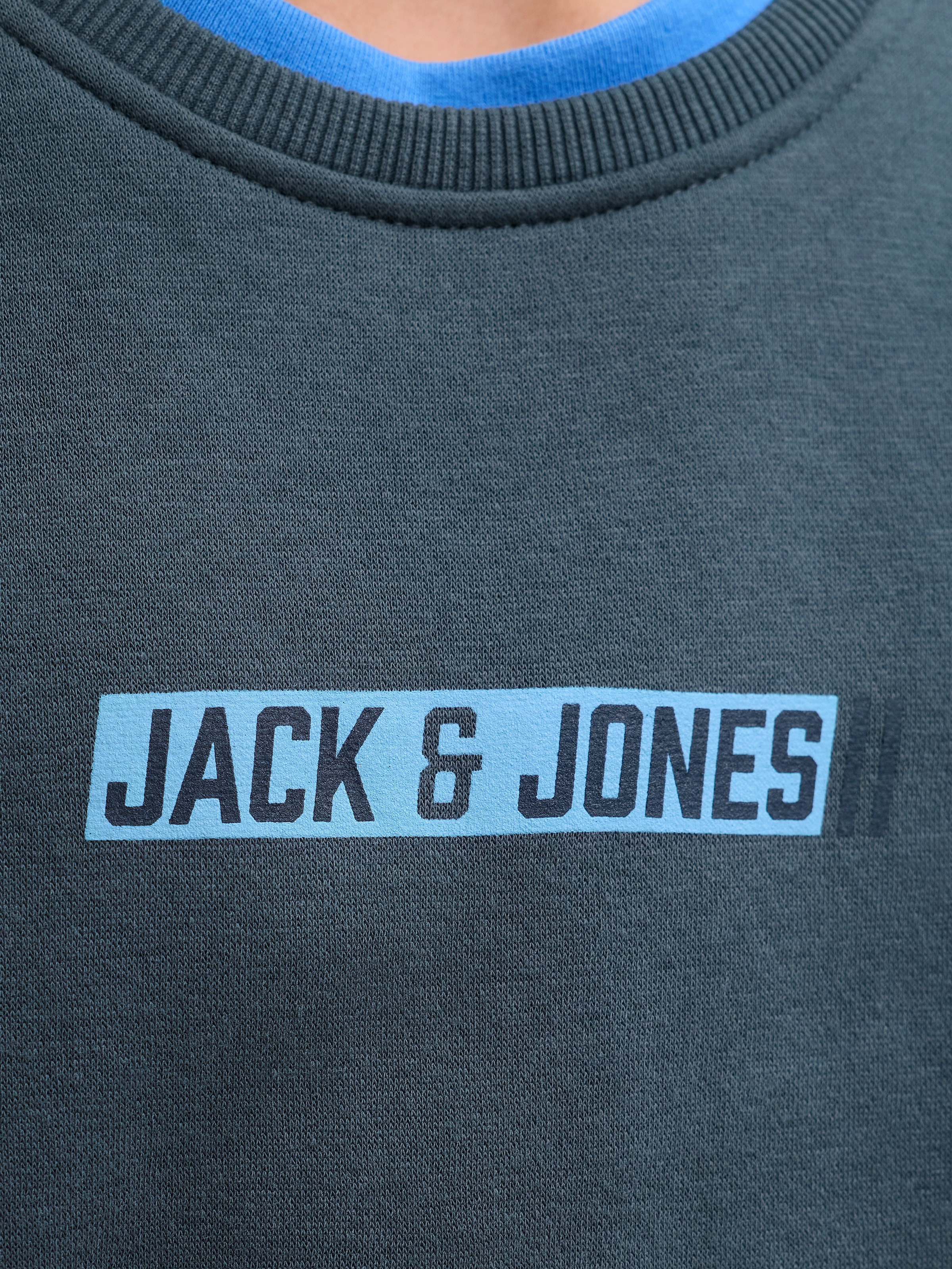 Jack & Jones Junior Sweatshirt »JJMUNK SWEAT CREW NECK SN JNR«, Materialmix, regular fit
