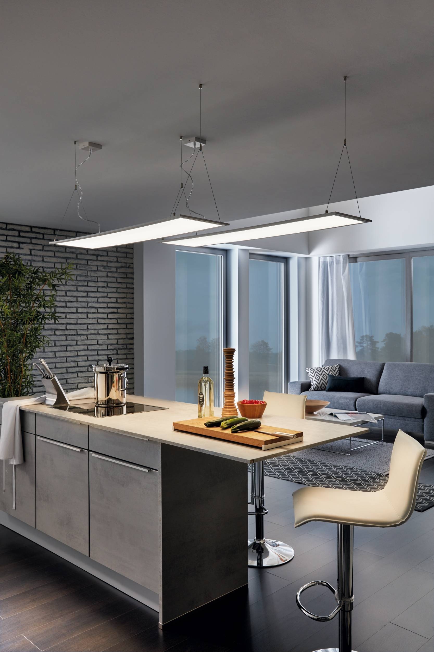 EGLO Rasterleuchte »Salobrena 1 Einbauleuchte, Deckenlampe, Aluminium, Kunststoff, Lampe« LED-Modul 1 Stk. Neutralweiß Rasterleuchte - L120 x B30 x H1,1 cm - weiß - 33W inkl.