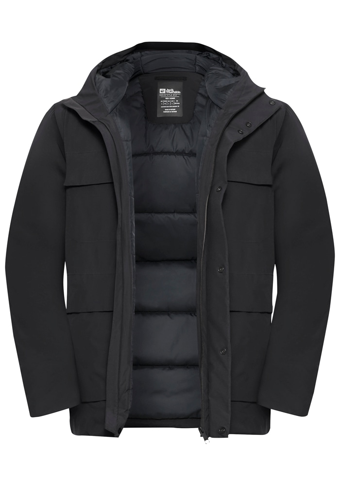 Jack Wolfskin Winterjacke »BRANDENBURGER JKT M«, mit Kapuze