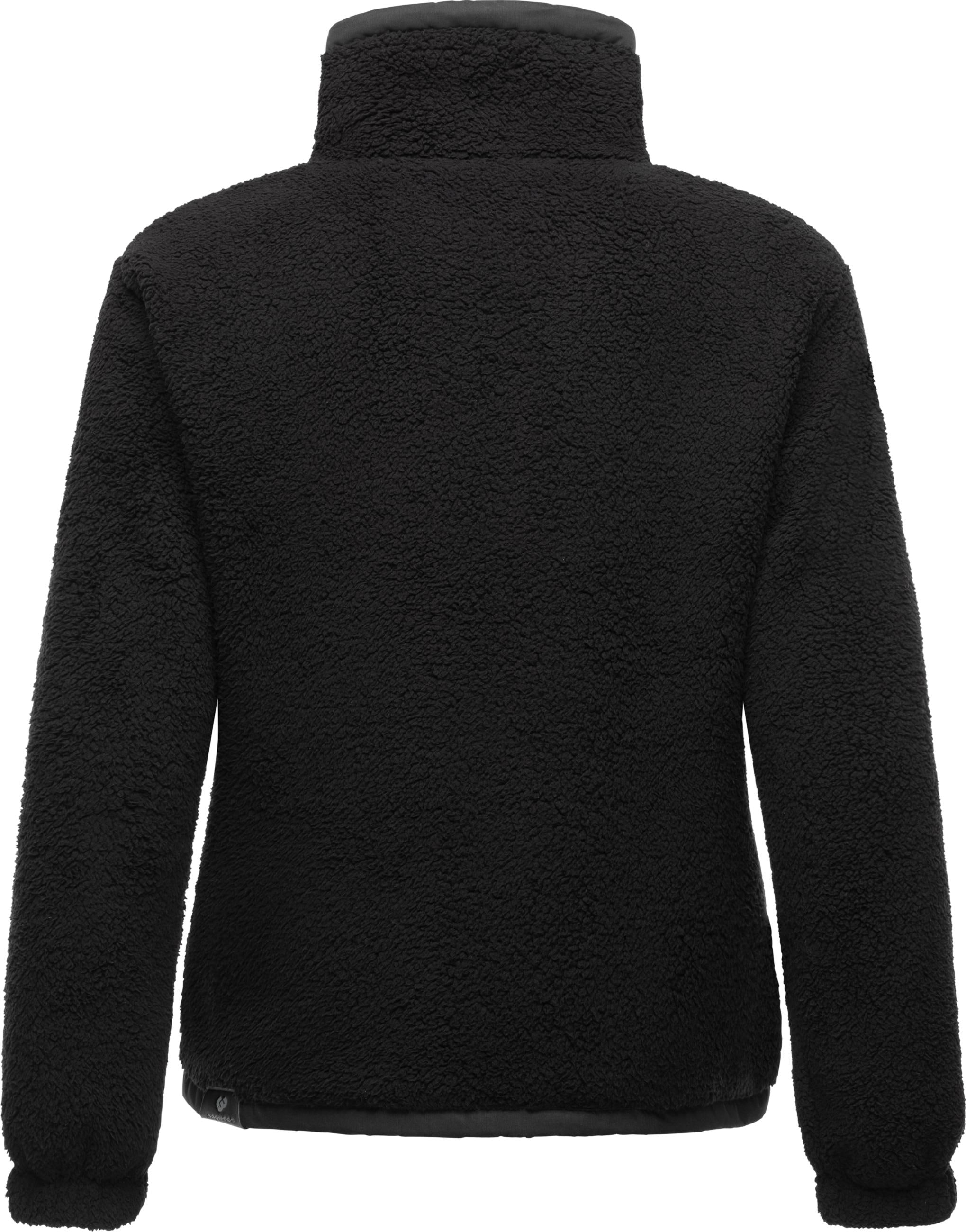 Ragwear Sweatjacke »Sweatjacke Nordicka«, Sportliche Kapuzenjacke mit Kunstleder-Elementen