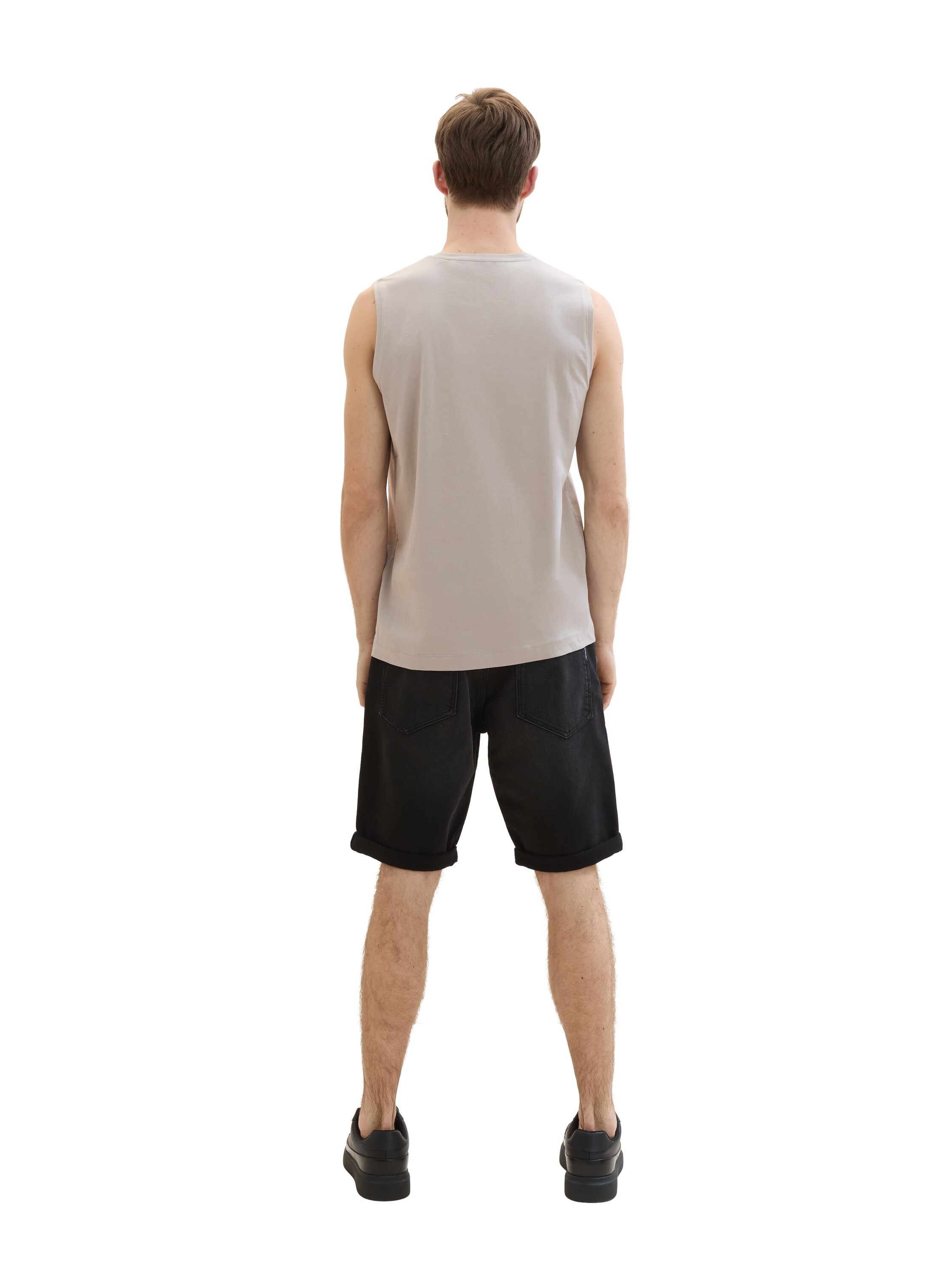 TOM TAILOR Jeansbermudas »JOSH«, mit Markenlabel